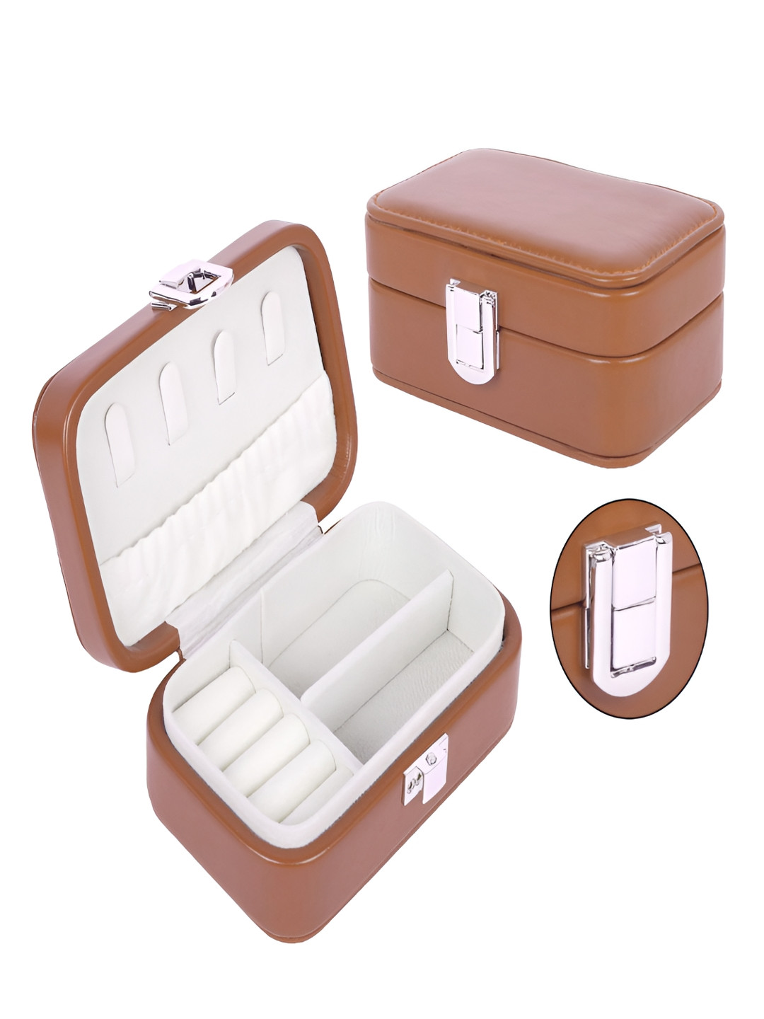 KriShyam Brown Wardrobe Jewellery Organiser