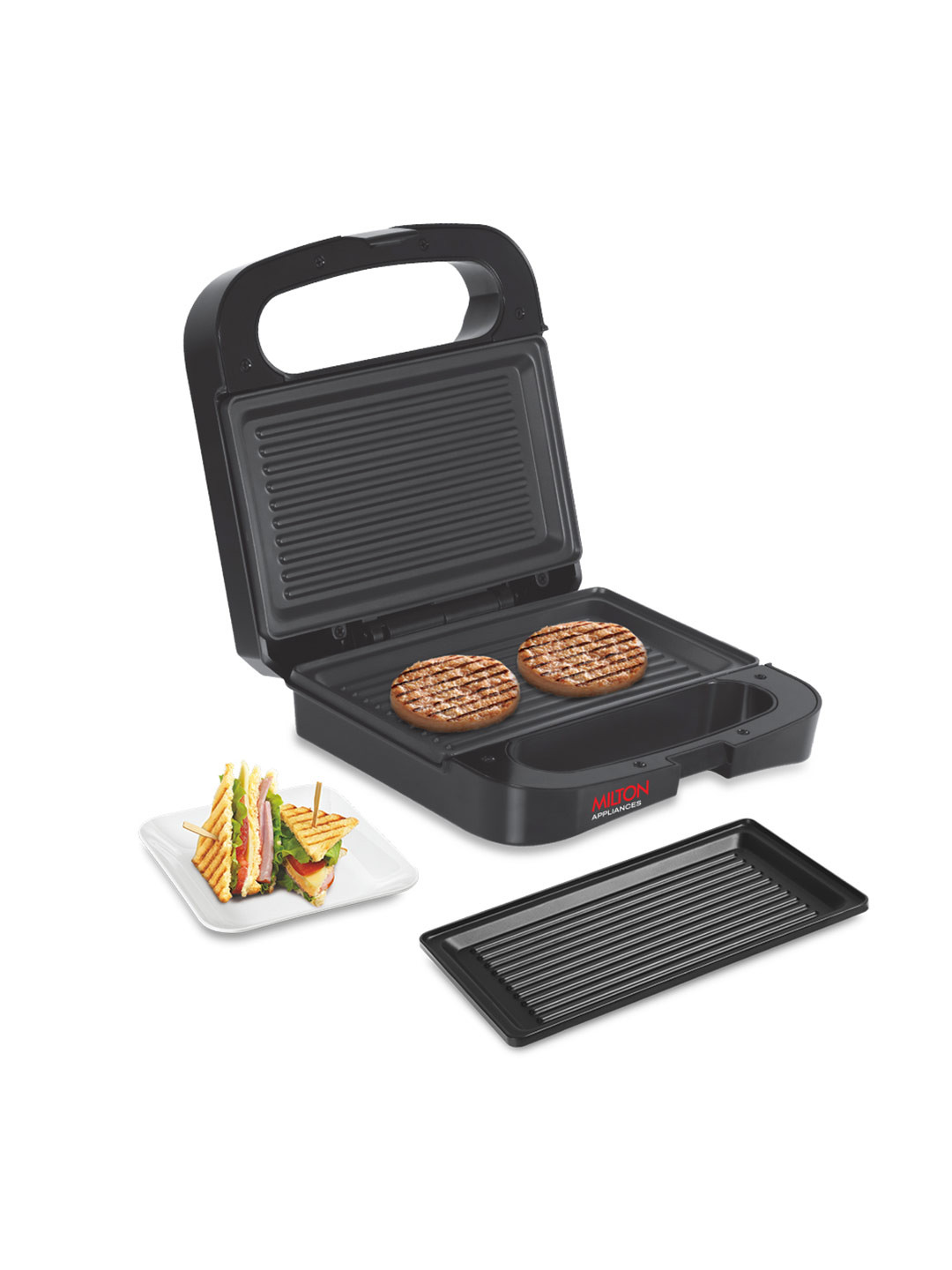 Milton Grill Toaster Machine HSG022 Sandwich Maker 180deg Open Griller 1000 Watt