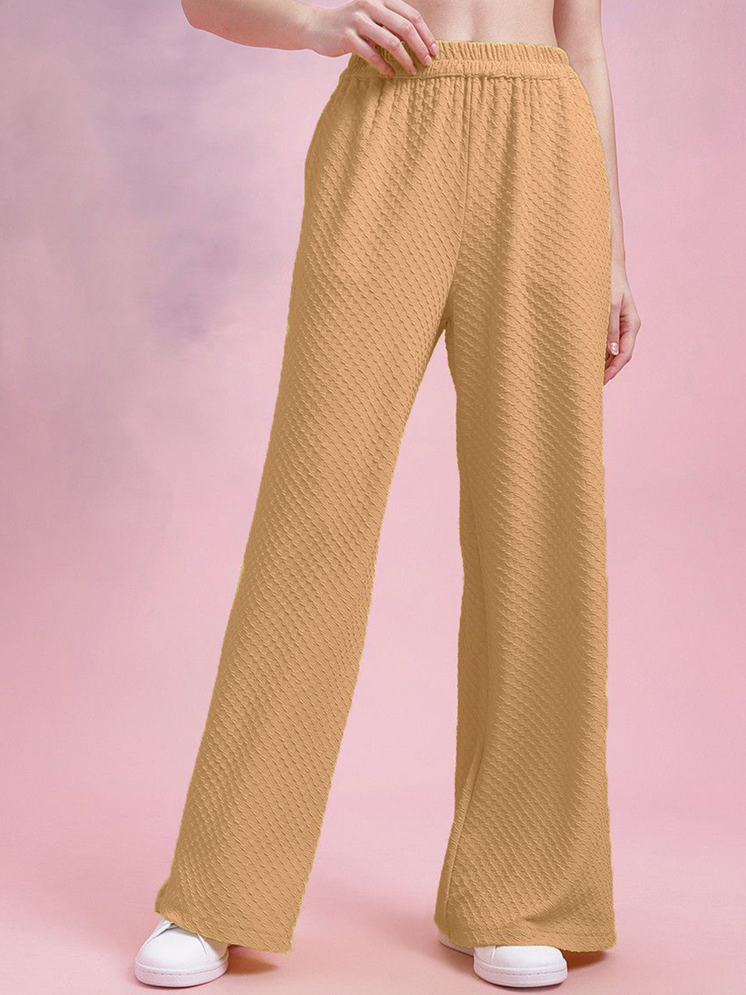 RAHI TRENDZ Women Relaxed Fit High-Rise Trousers