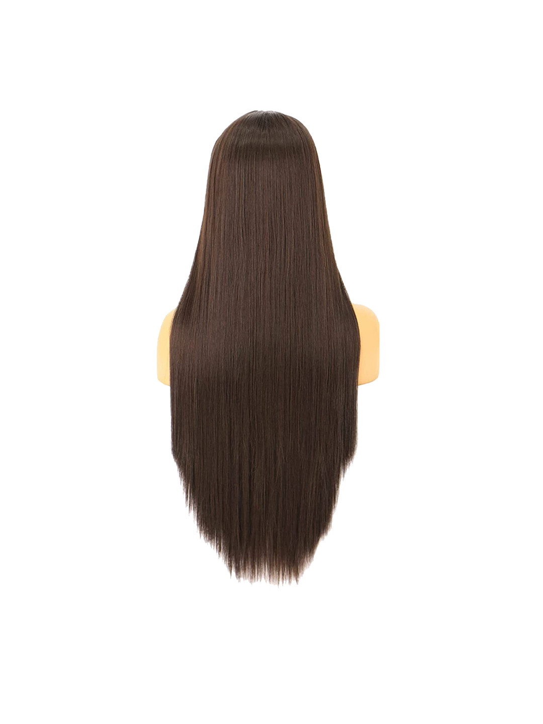 VIEWS Women Brown Straight Clip-In Wigs Hair Extension 26 inch