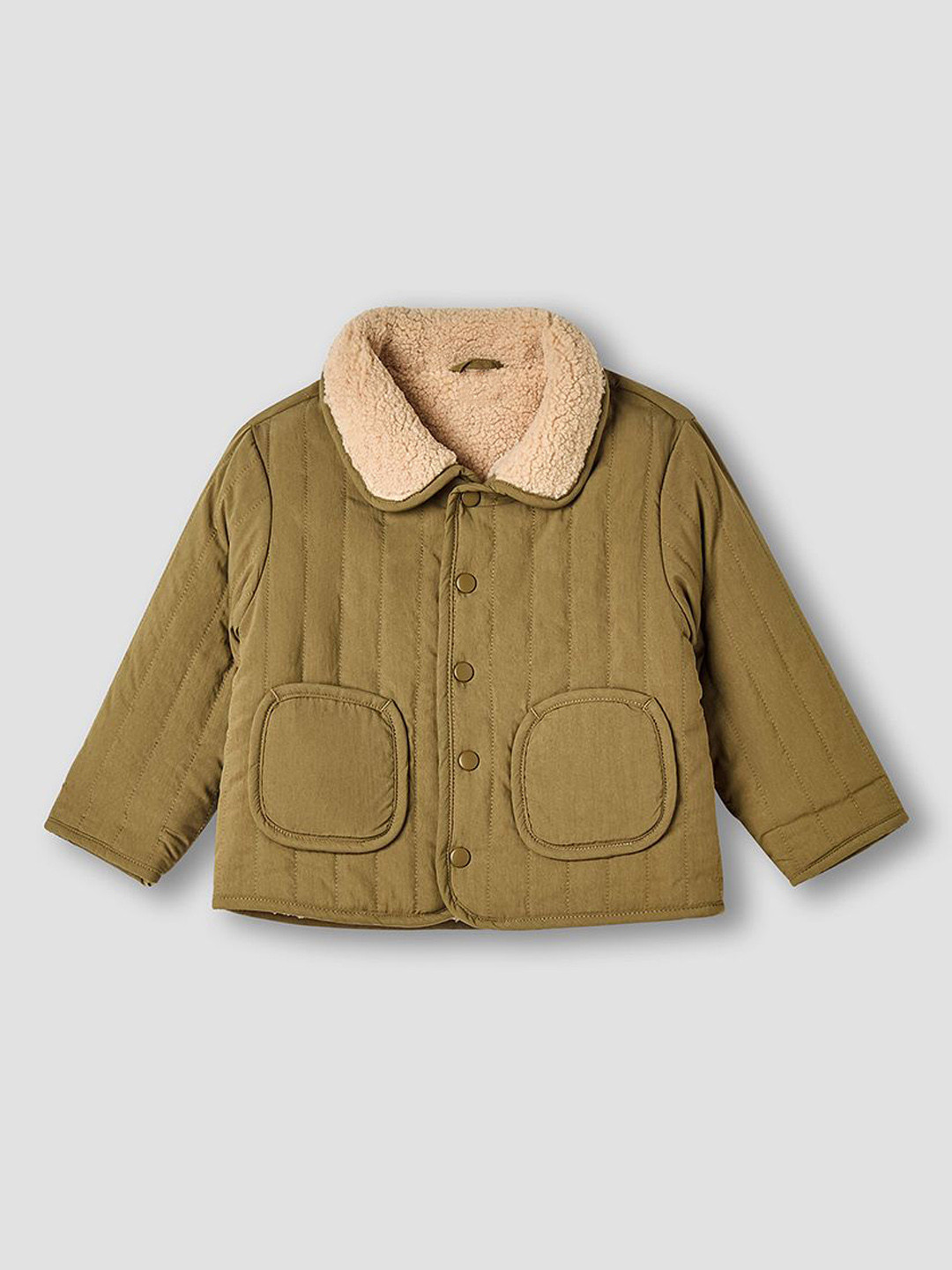 Giggles by Babyshop Infants Boys Spread Collar Lightweight Padded Jacket