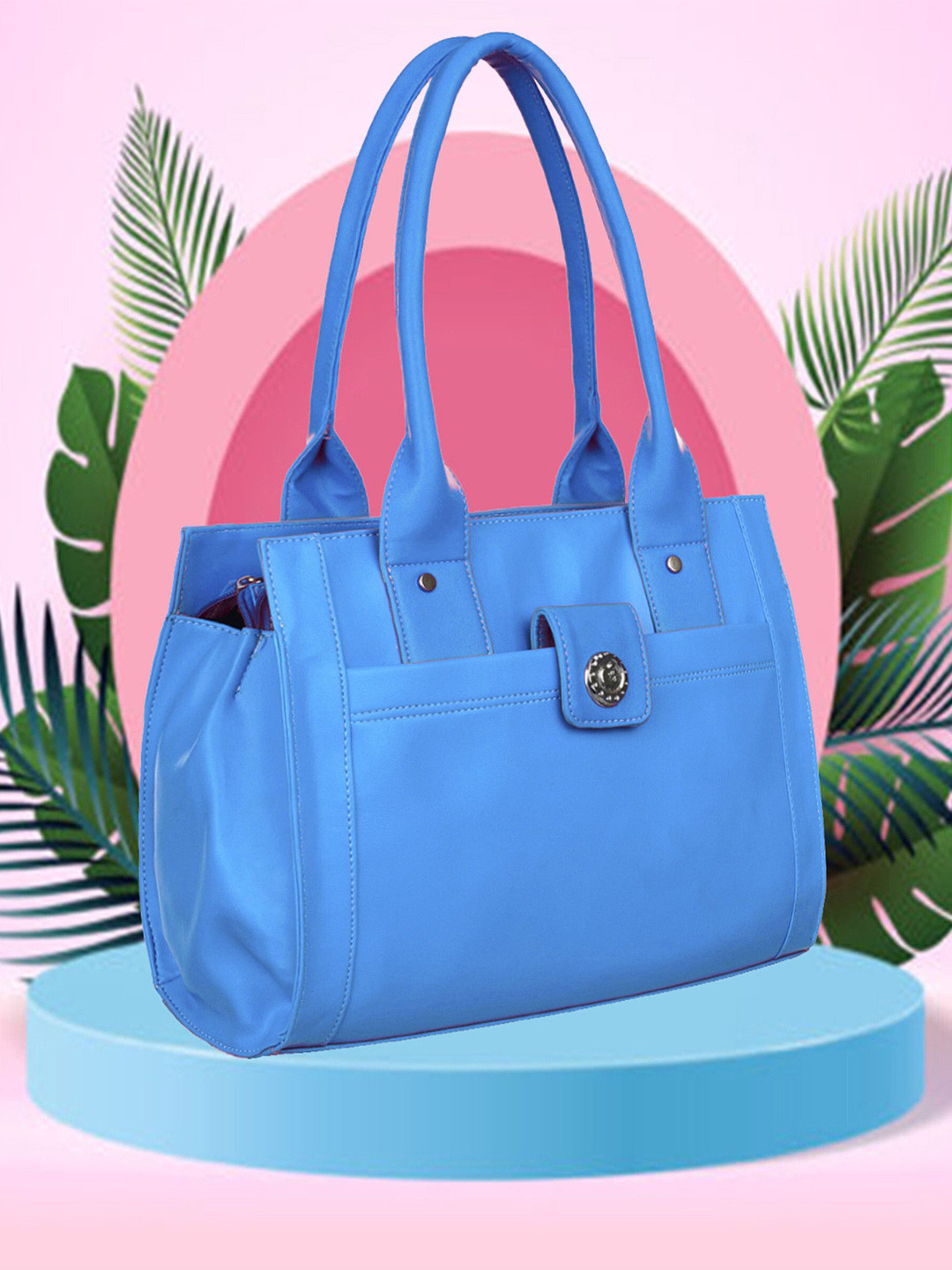 Right choice Textured Shopper Handheld Bag