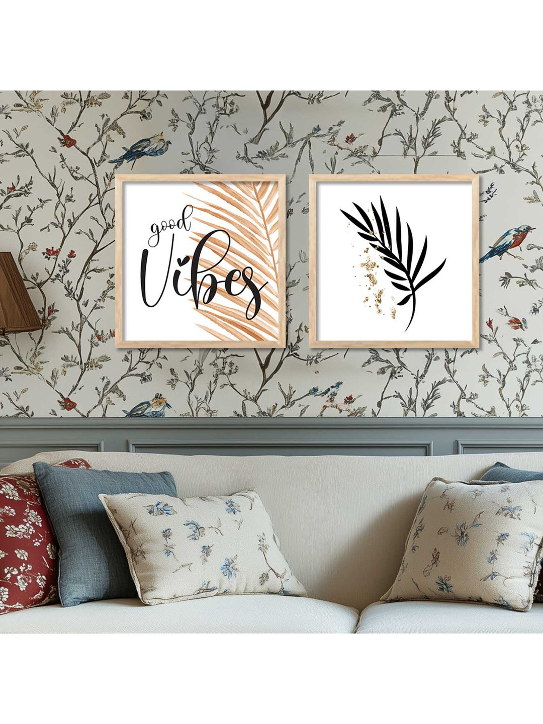 WALLLANE Set of 2 Modern Wood Wall Art