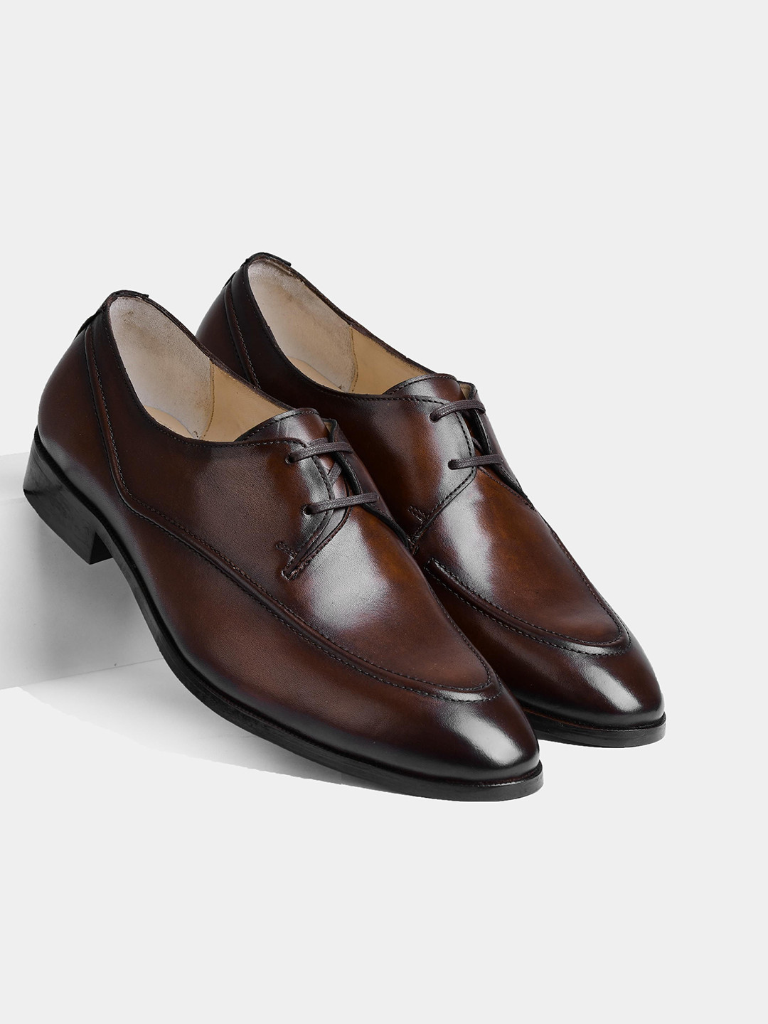 LUXORO FORMELLO Men Marcos Leather Formal Oxfords