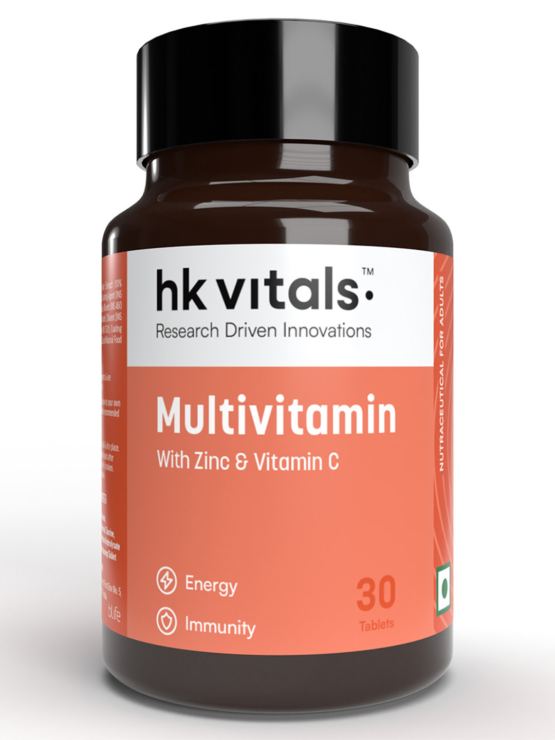 HK VITALS Multivitamin Tablets for Energy & Immunity - 30 Tablets