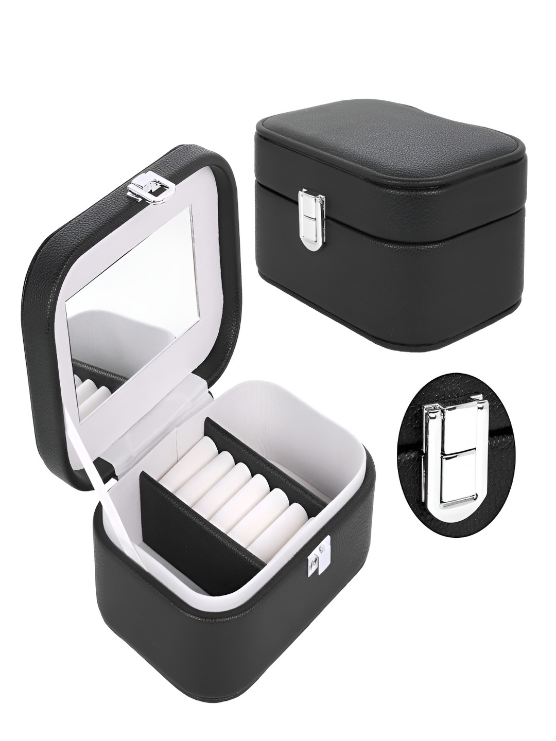 KriShyam Black Jewellery Organiser
