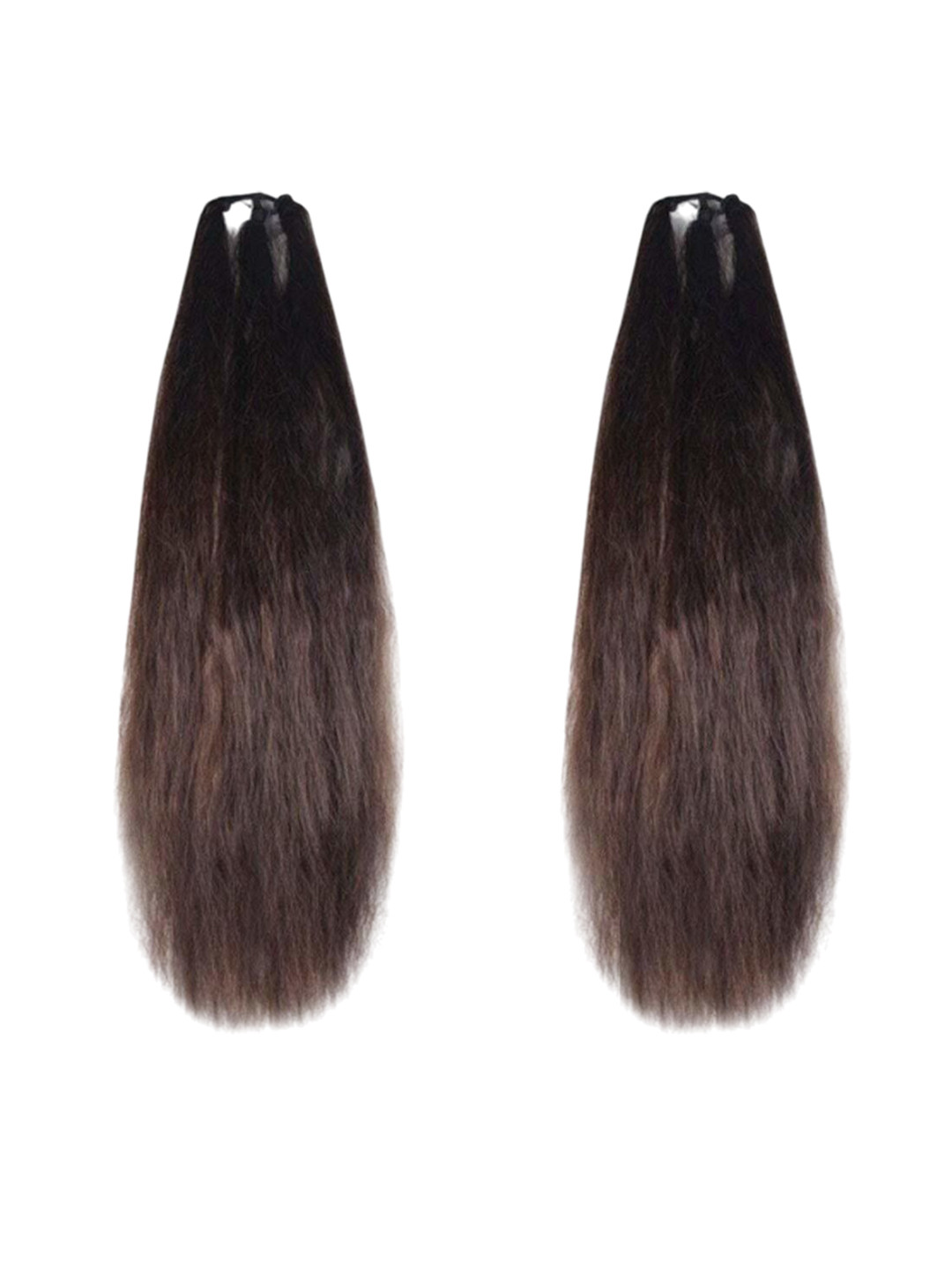 VIEWS Set Of 2 Straight Tape-In Extension - Brown - 30 In Each