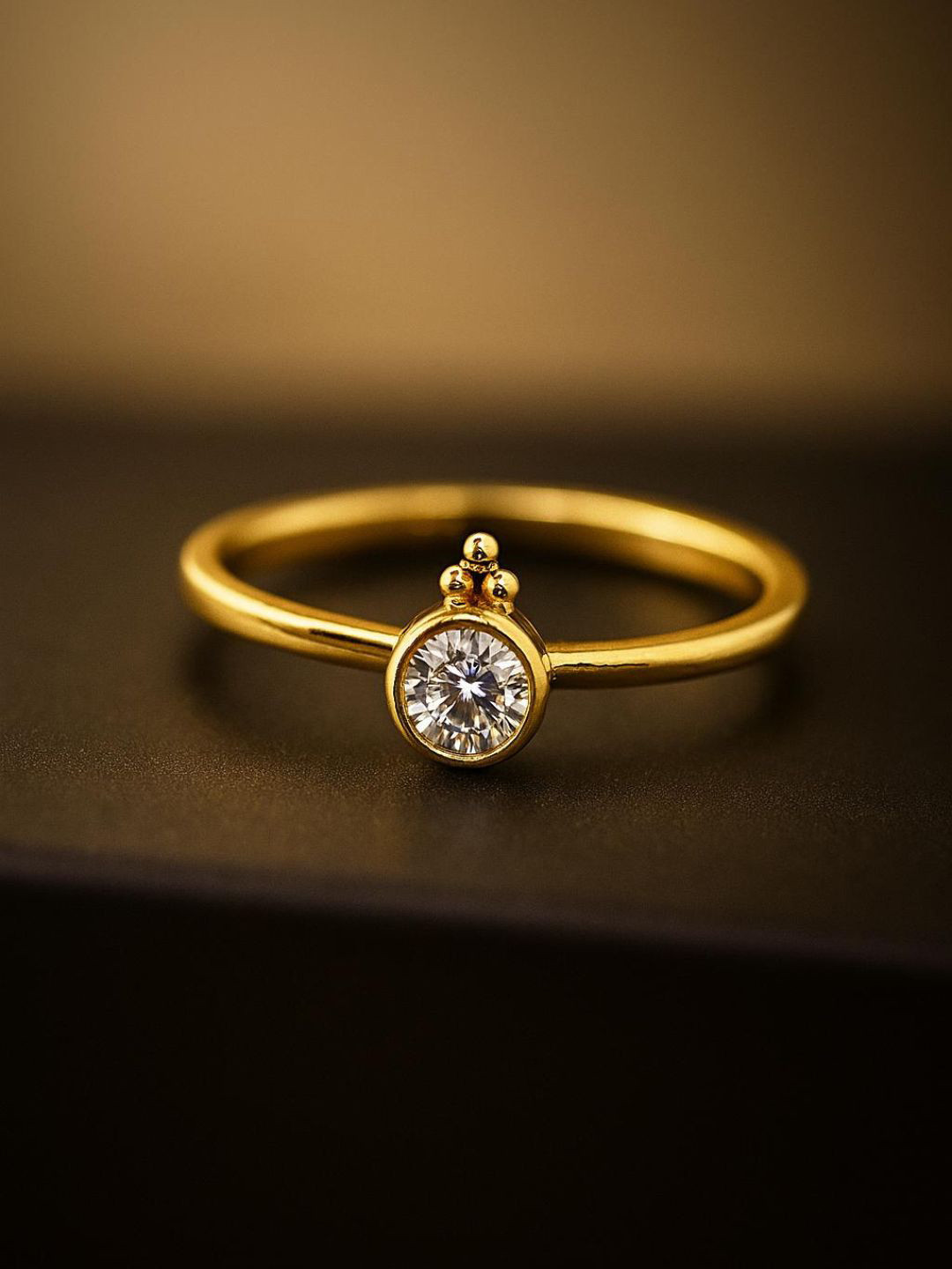 Luxevogue Women 18K Gold Plated 925 Sterling Silver Adjustable Open Ring