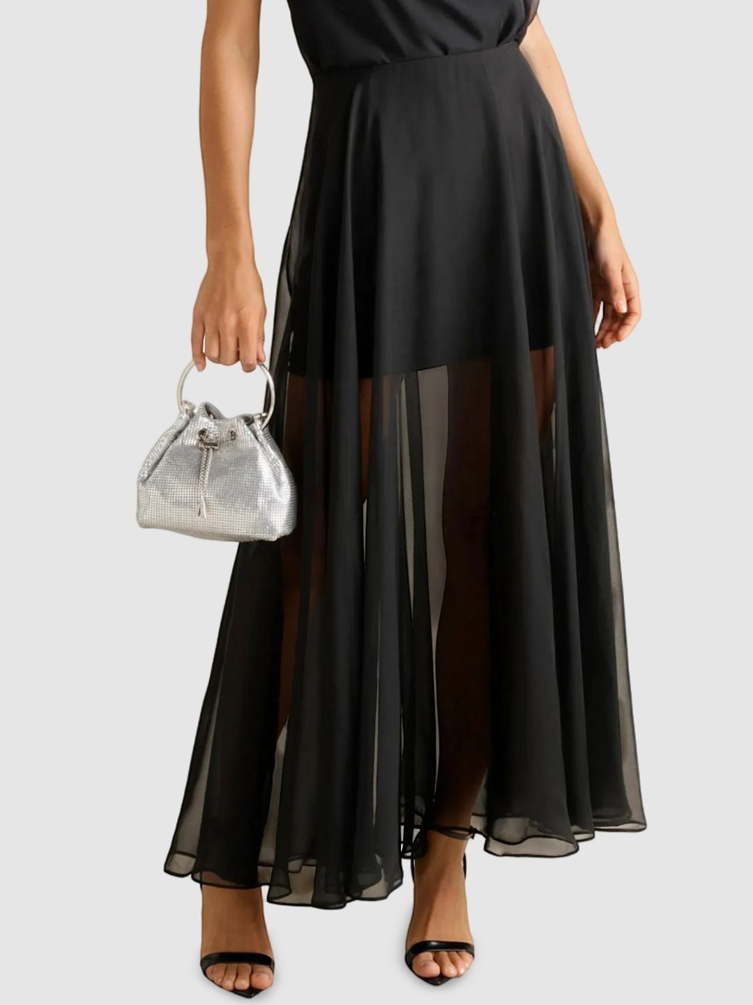 Forever New Women Lisette Sheer A-Line Maxi Skirt