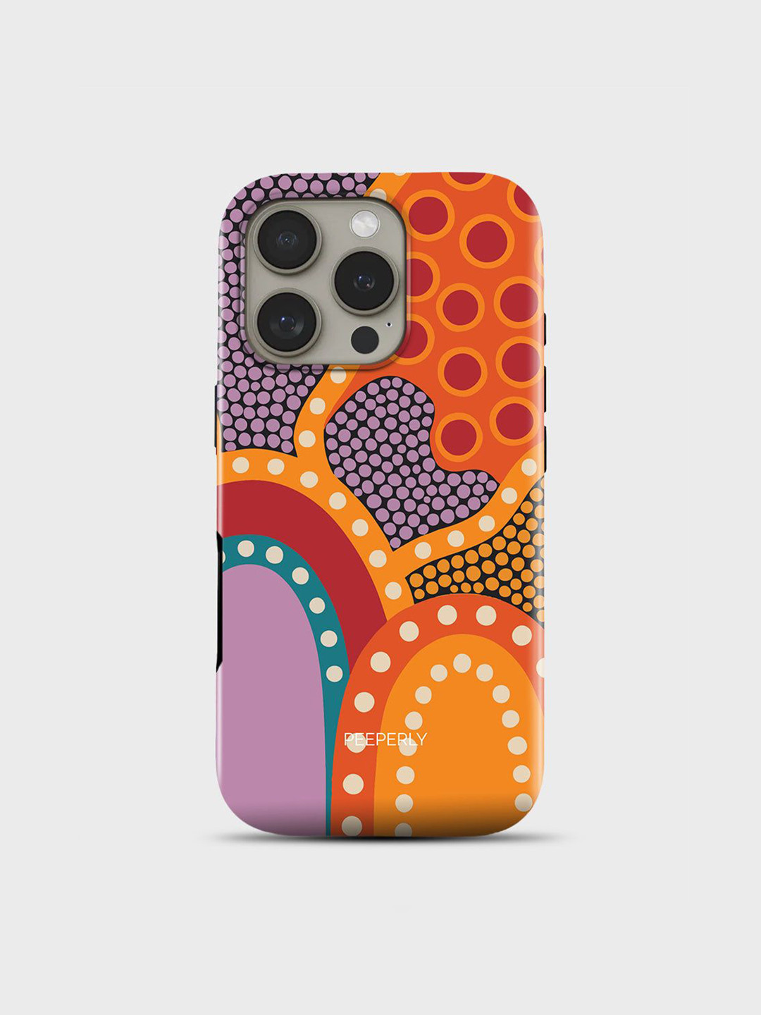 PEEPERLY Women iPhone 13 Carnival Vibe Impact Resistant Back Case