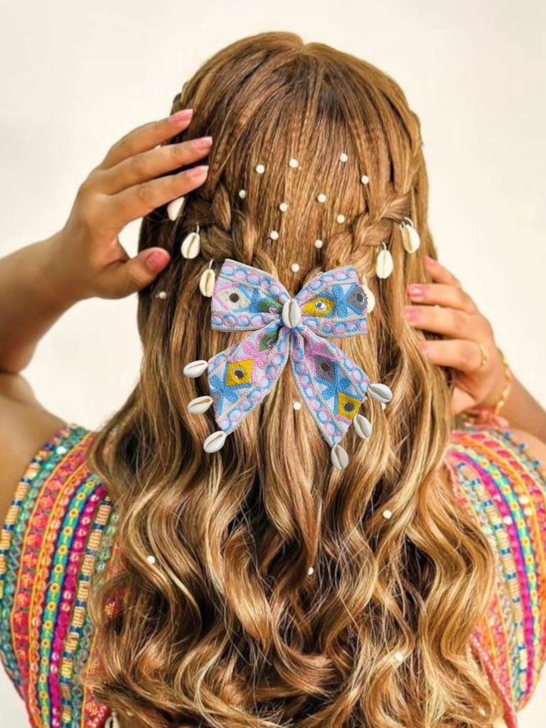 Trend By Kimaayra Women Hair Accessory Navratri Bow