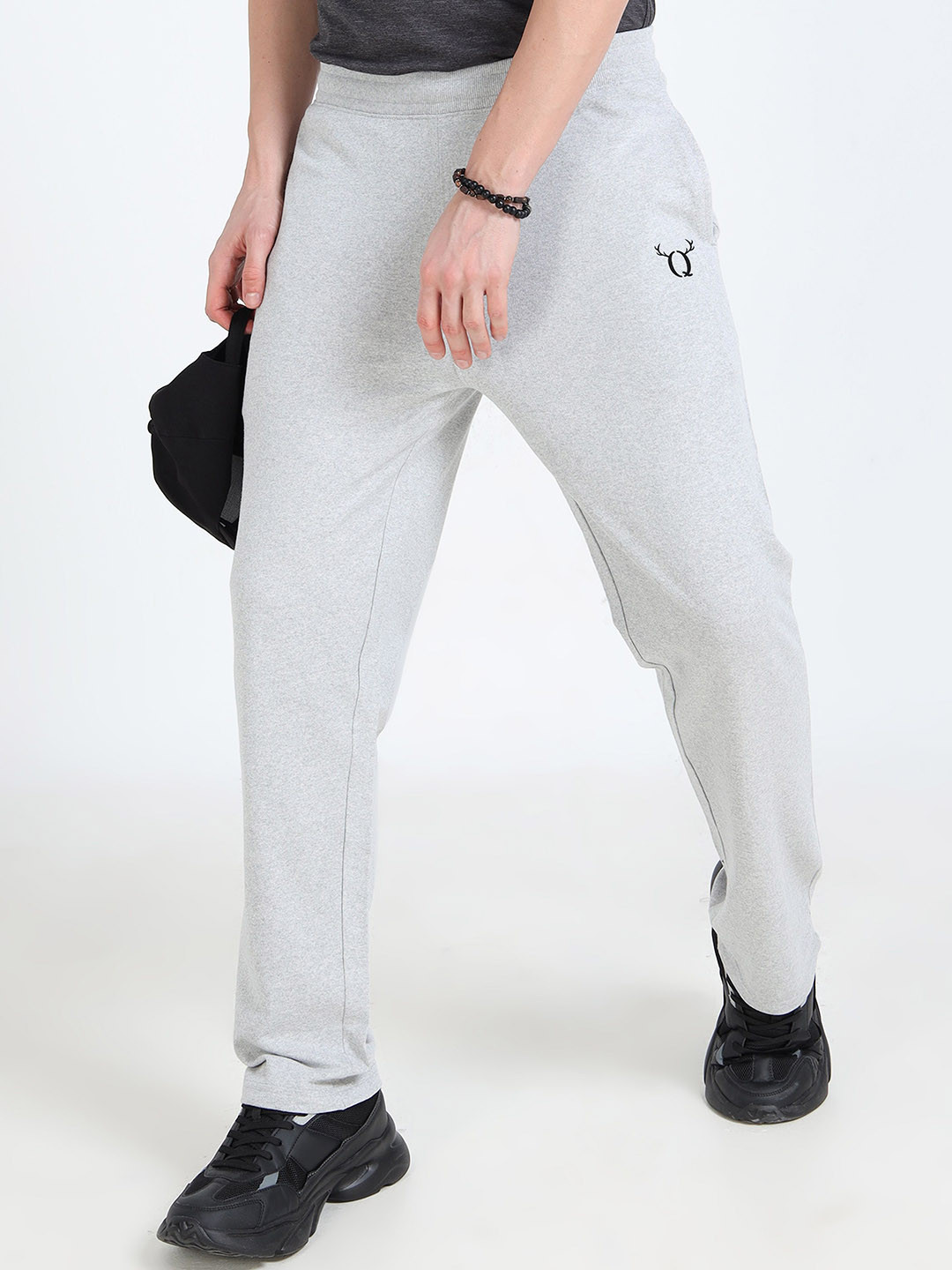 Q CUT Men Mid-Rise Slim Fit Track Pants