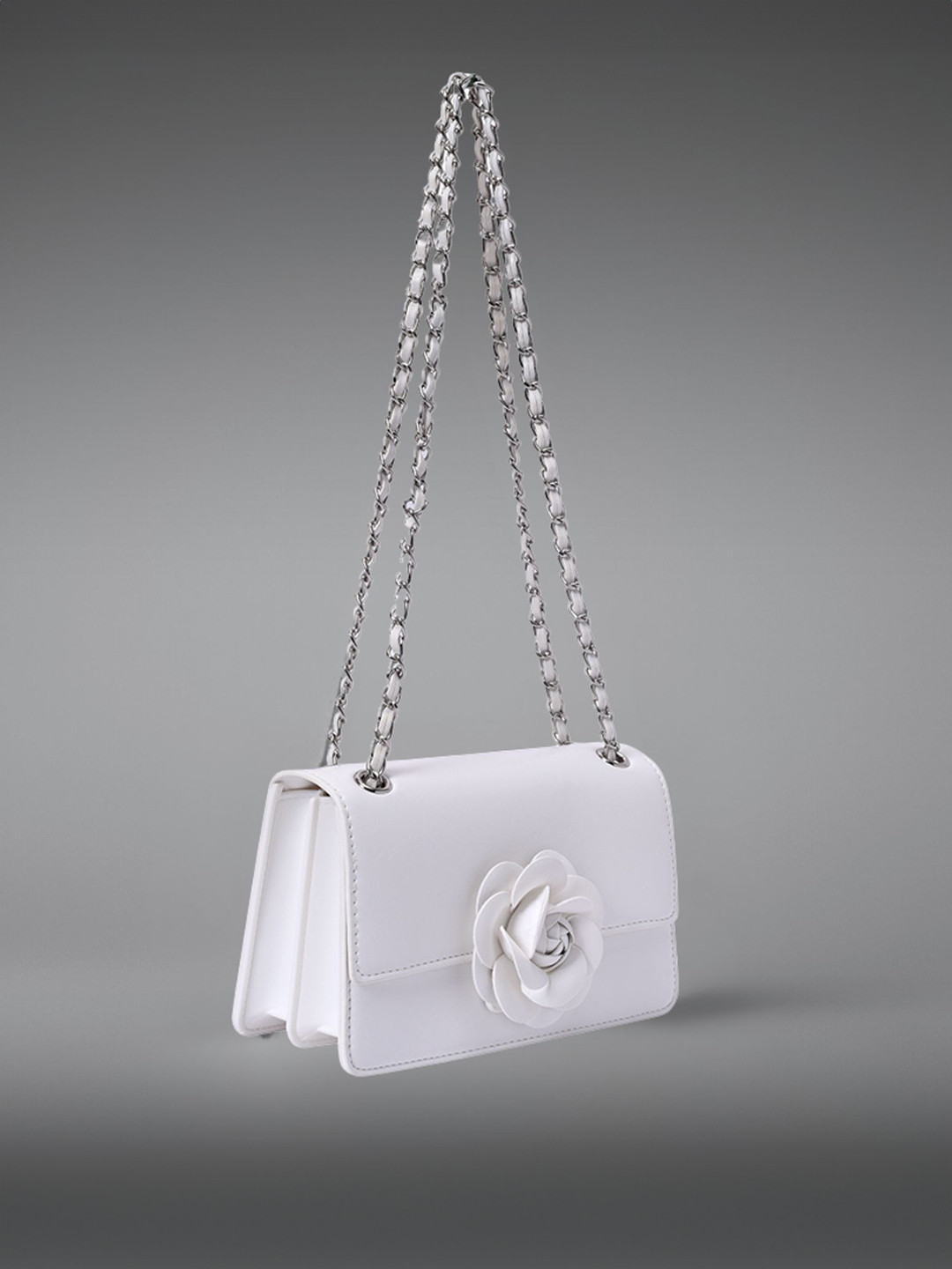 Lino Perros Solid Water Resistant Mini Cloud Dancer Shoulder Bag