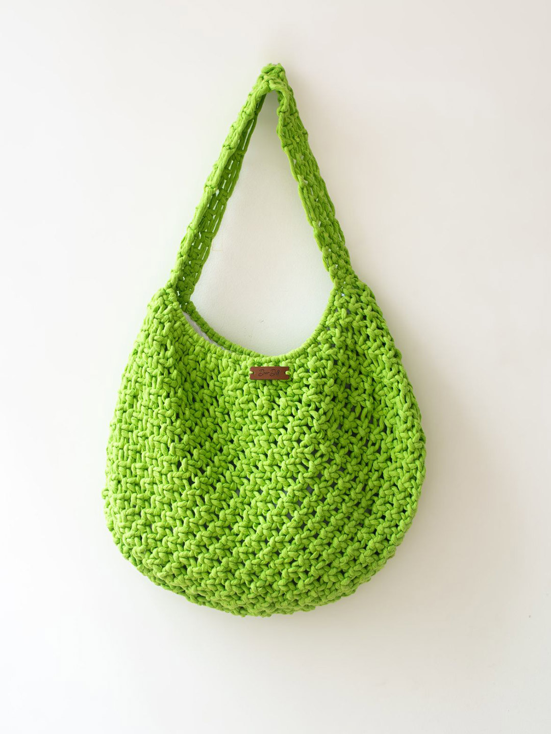 DECORDILL Cotton Bucket Tote Bag With Fringed