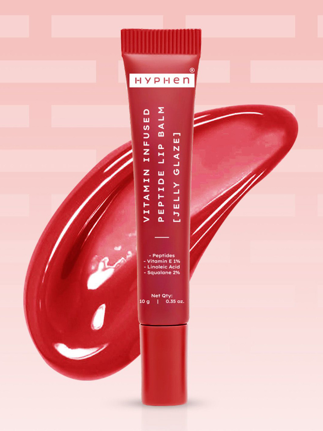 Hyphen Tinted Lip Balm For Brightens Dark & Dry Lips 10g - Red