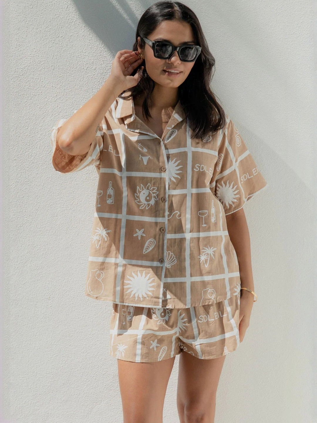 HERE&NOW Women Printed 2-Piece Set