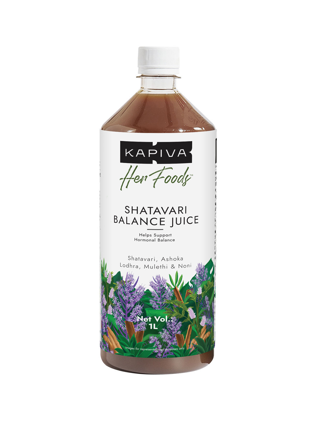 Kapiva Her Foods Shatavari Balance Juice - 1L