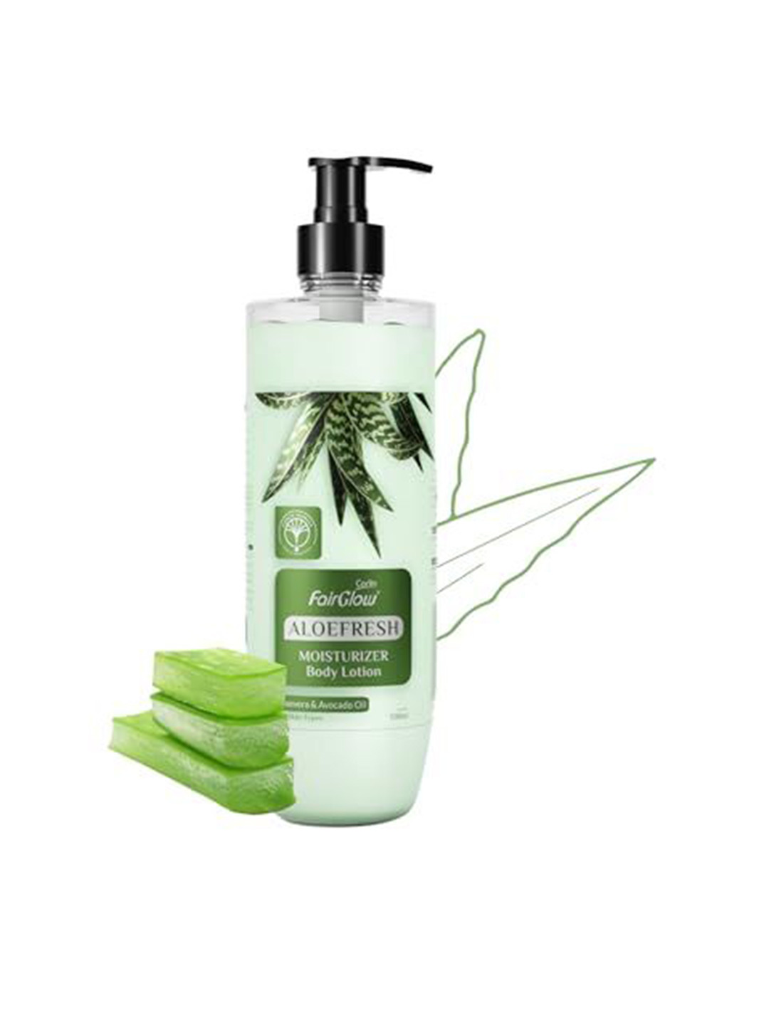 Corlin FairGlow Aloe Vera body Lotion With Avocado Oil - 500 ml