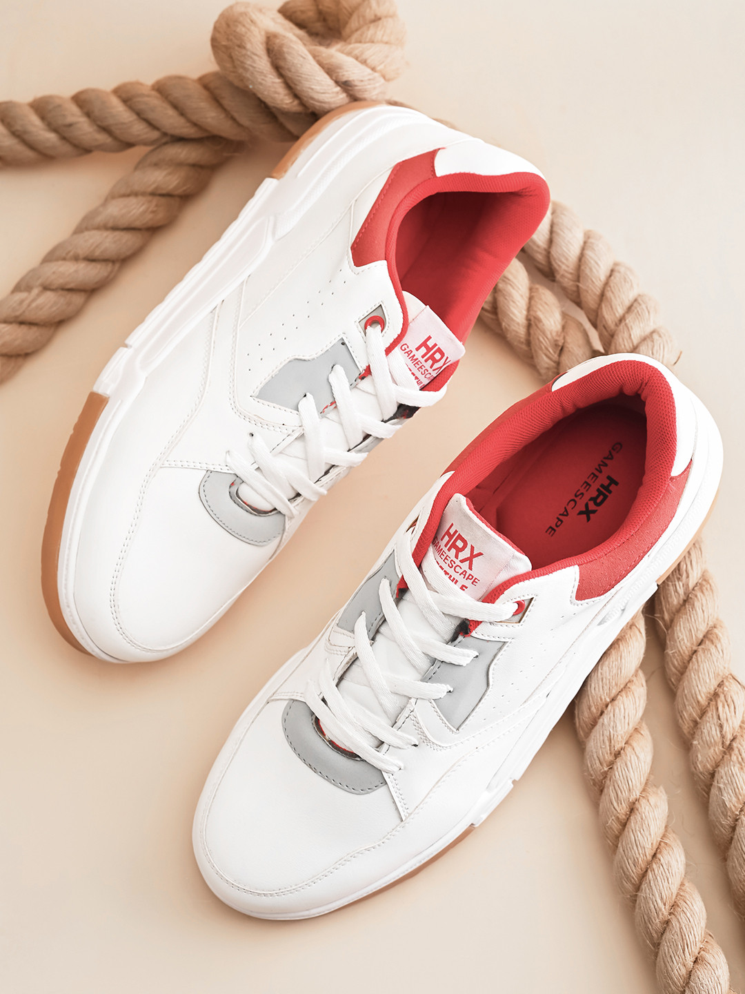 HRX by Hrithik Roshan Game Escape Men Lace-Ups Round Toe Sneakers