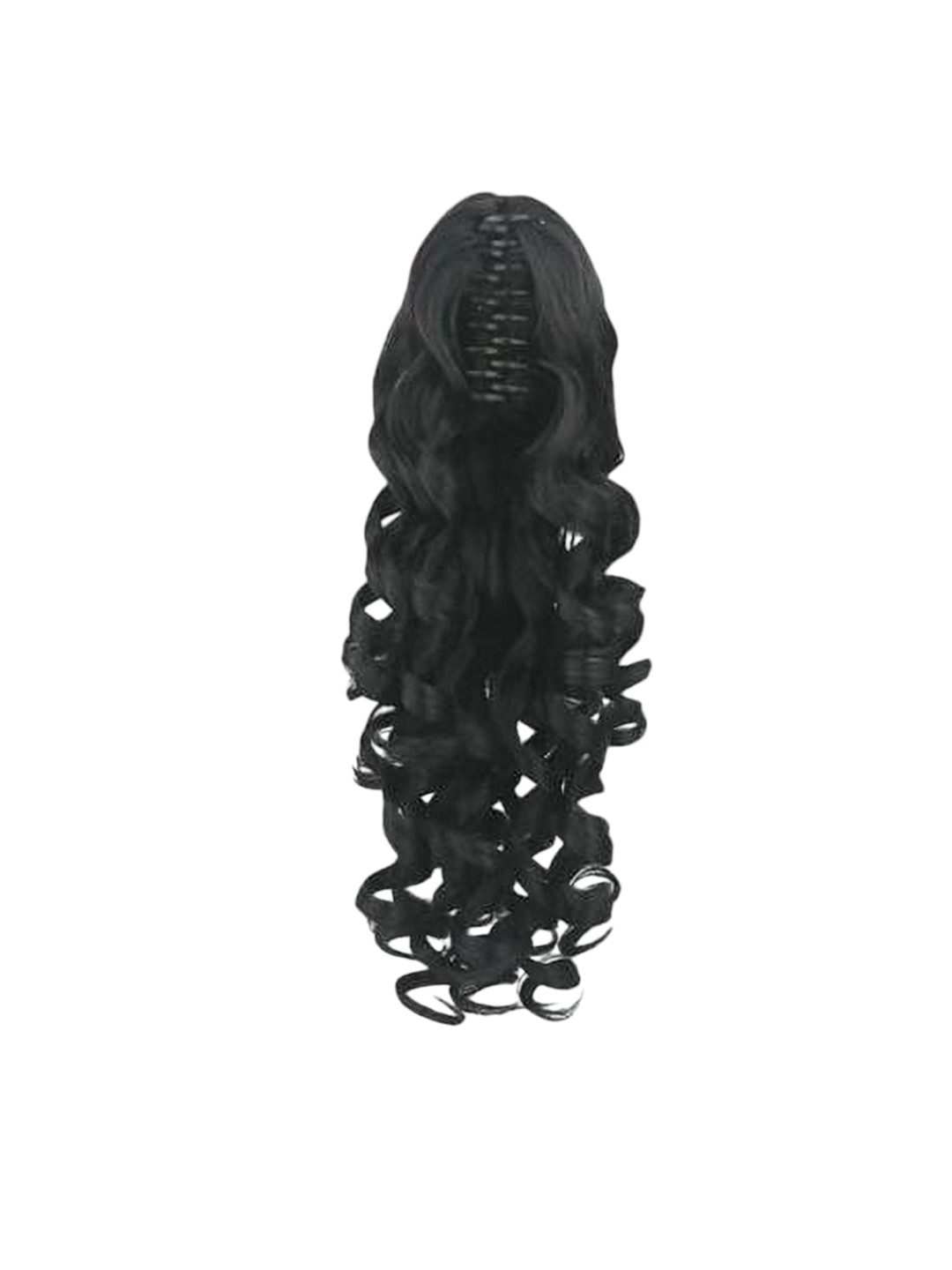 VIEWS Black Curly Clip-In Twists Hair Extension