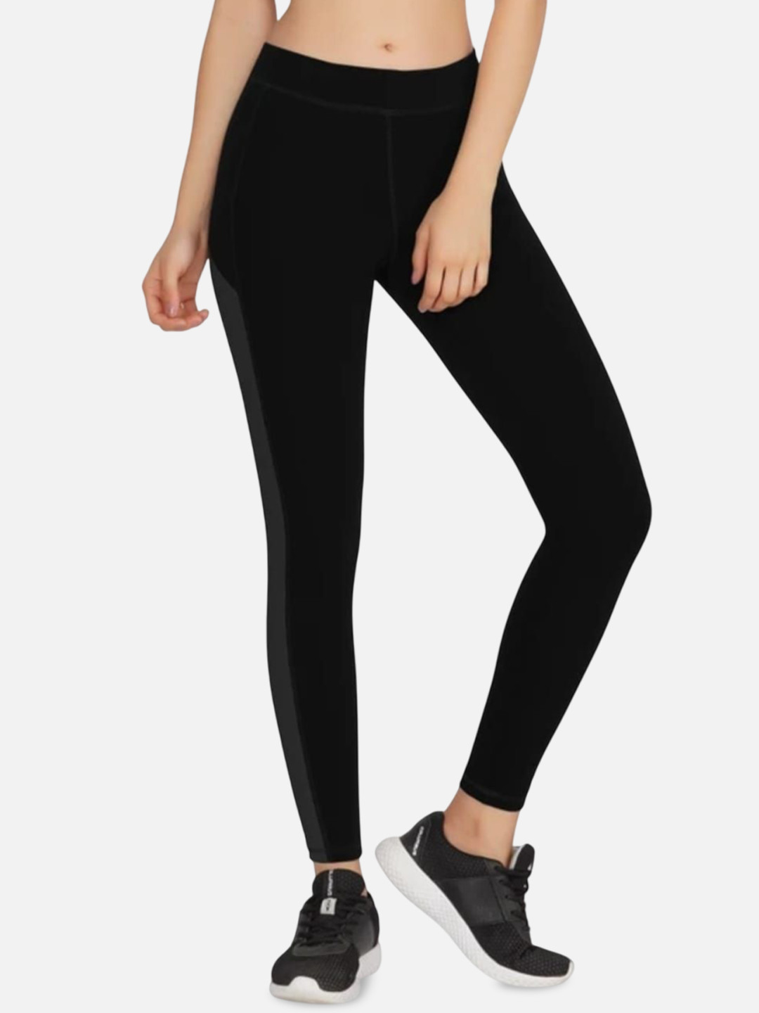 KGN HUB Women High-Rise Ankle Length Gym Tights