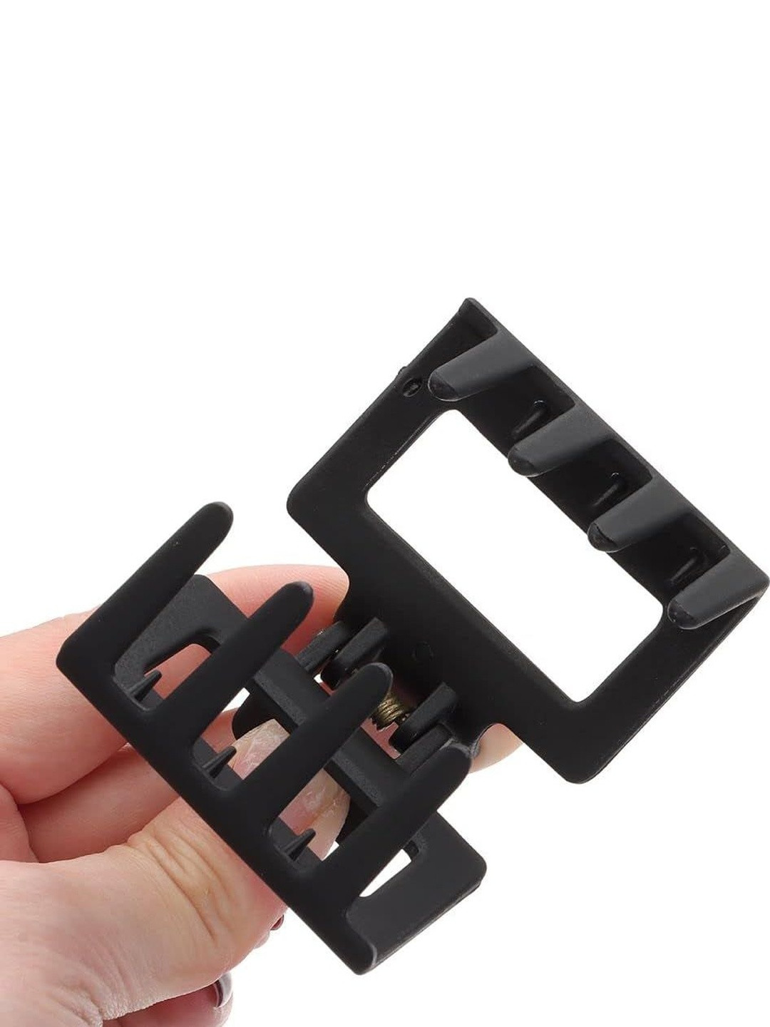 DIVASTRI WOMEN  BLACK TRENDY SQUARE HAIR CLAW CLIP