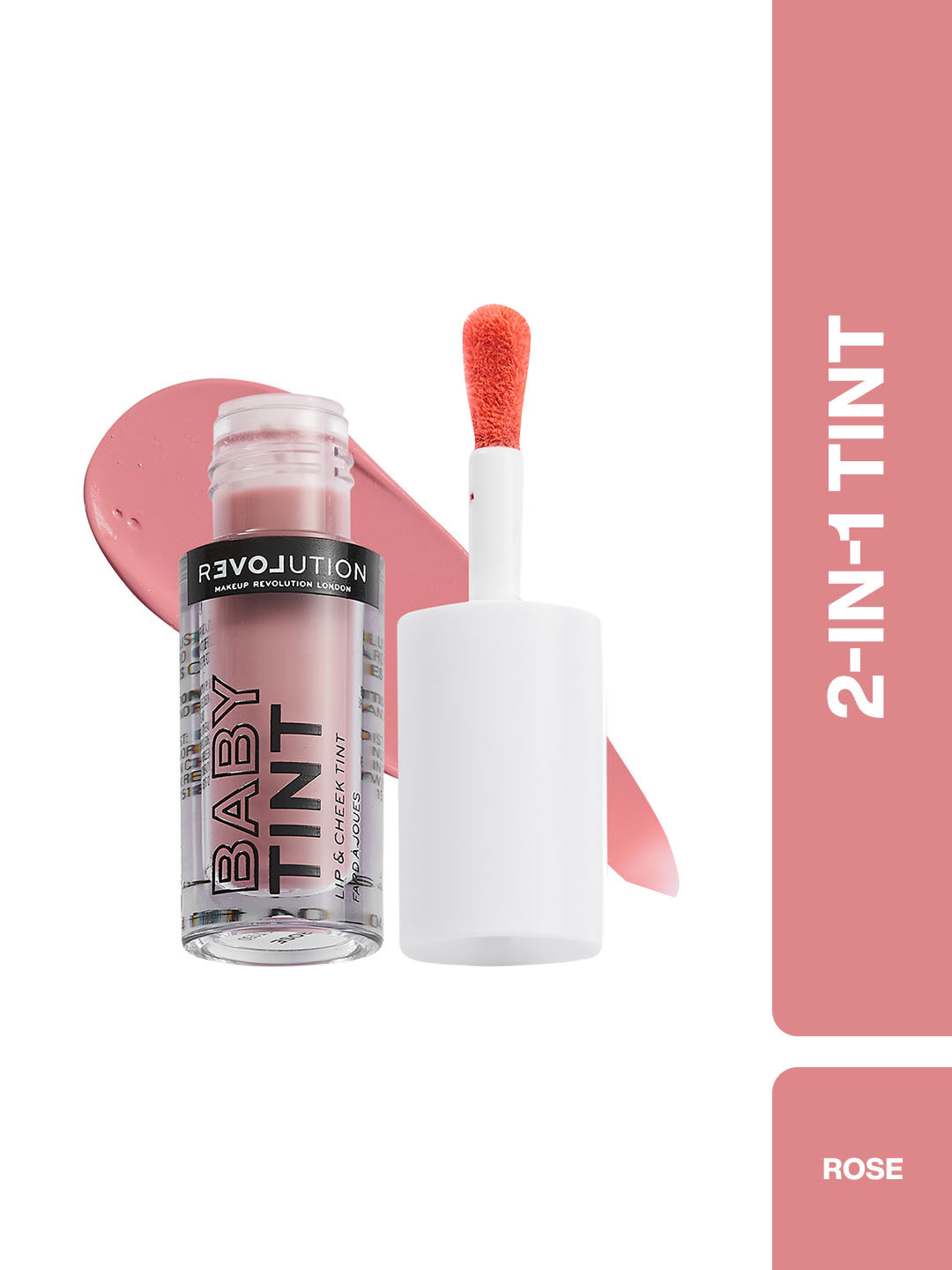 Makeup Revolution London Baby Tint Lip & Cheek Tint 1.4 ml - Rose