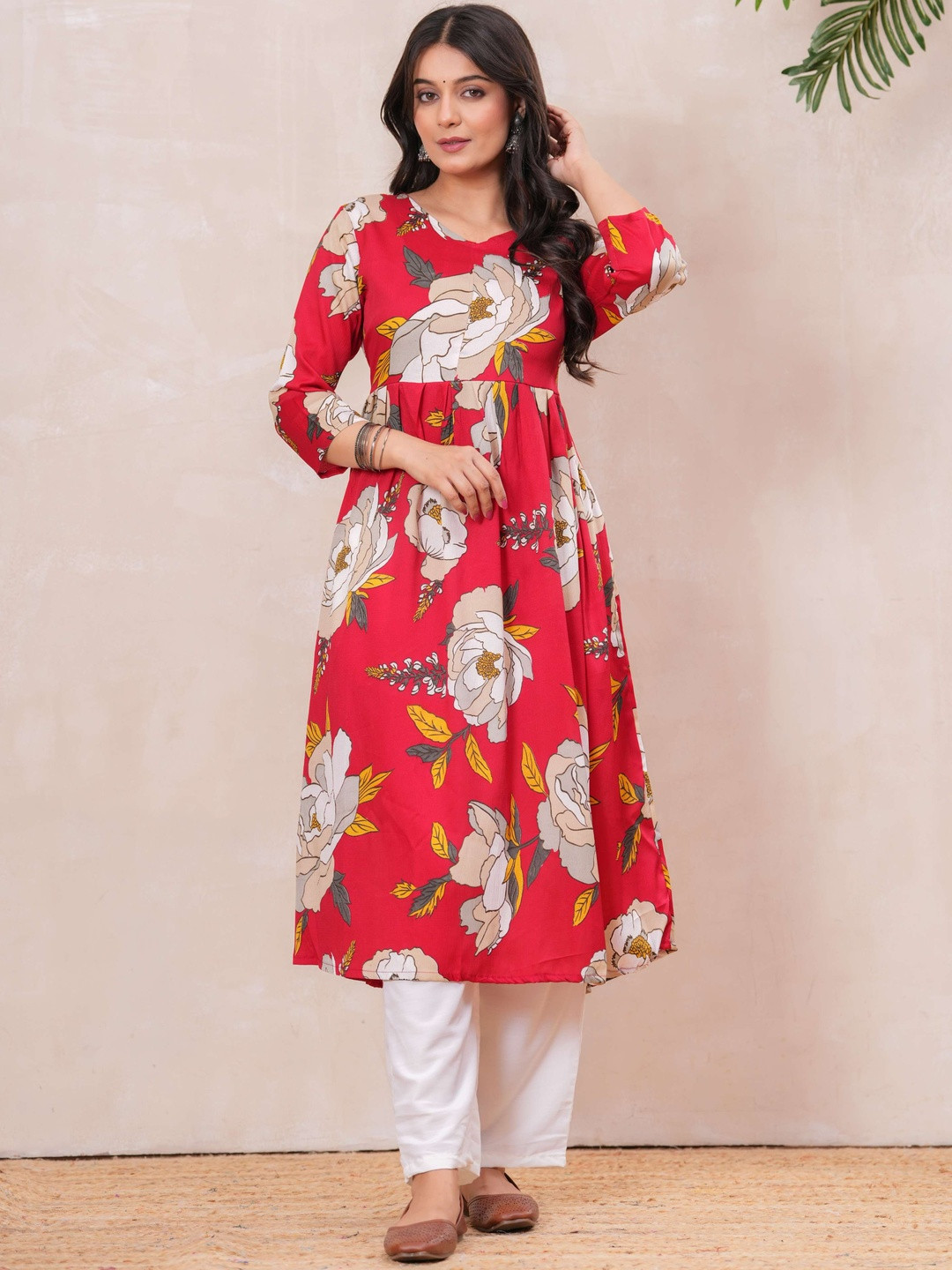 DIZON Women Crepe Anarkali Kurtas