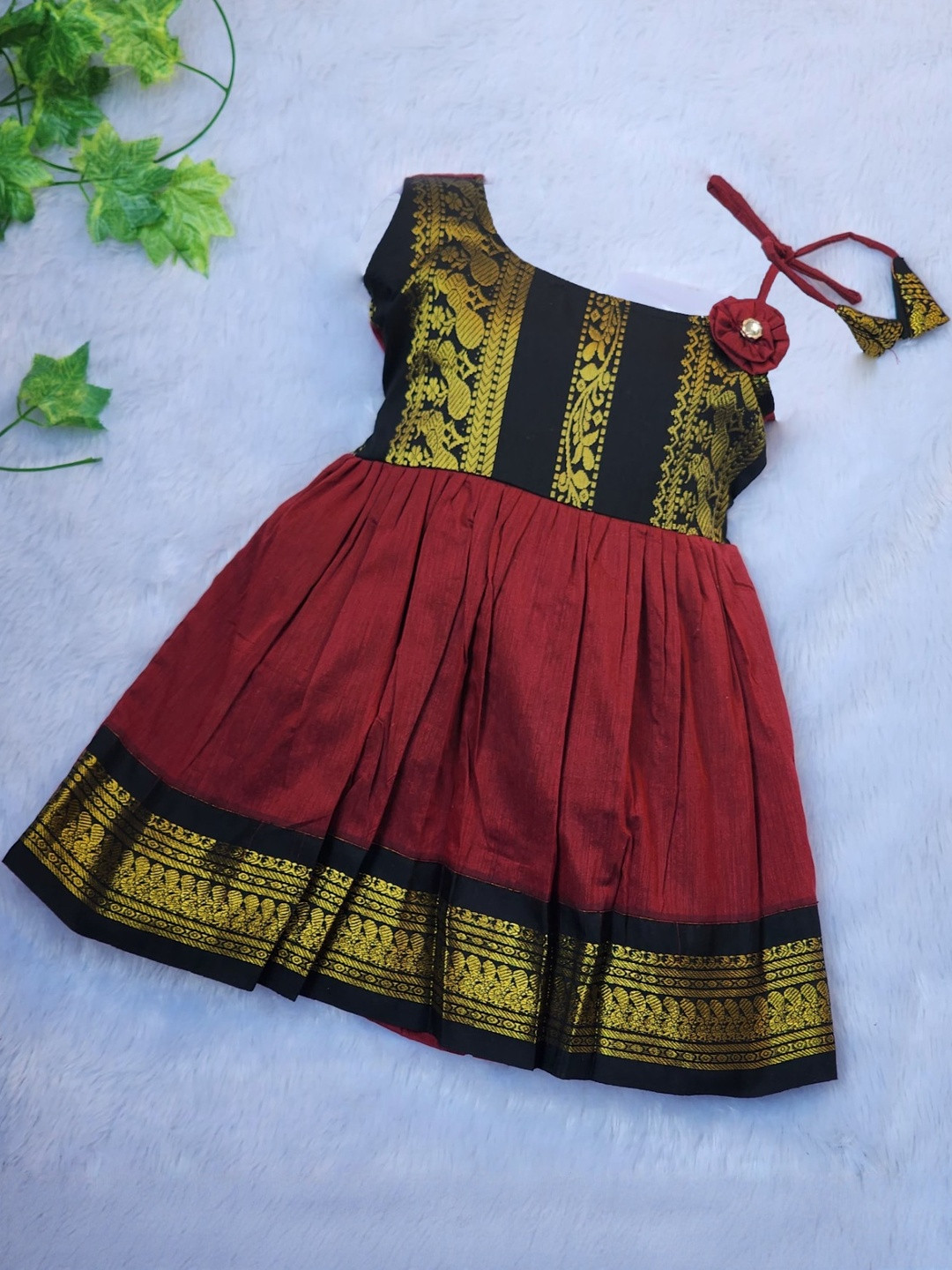 AMBA COLLECTION BOUTIQUE Girls Traditional Ethnic Dress