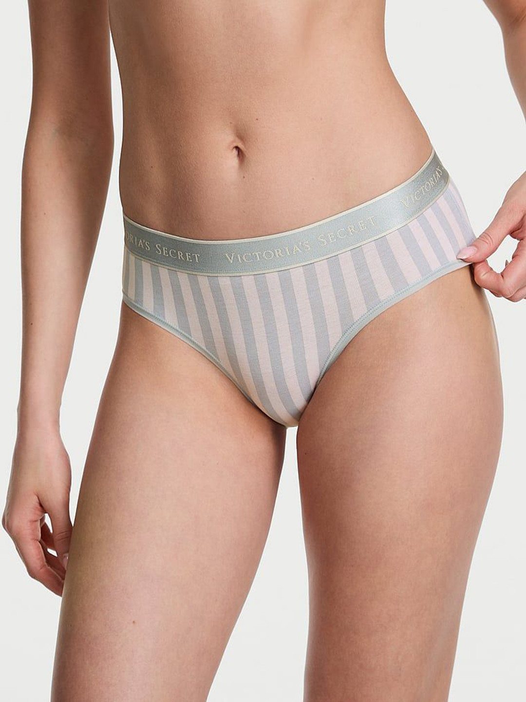 Victoria's Secret Women Logo Cotton Hiphugger Panty