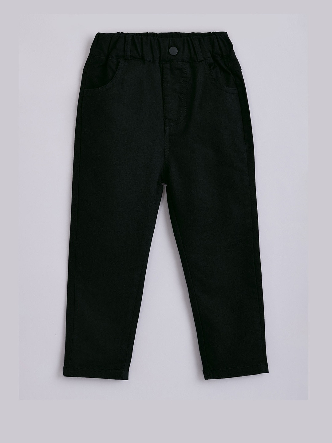 Hopscotch Boys Regular Fit Mid-Rise Stretchable Jeans