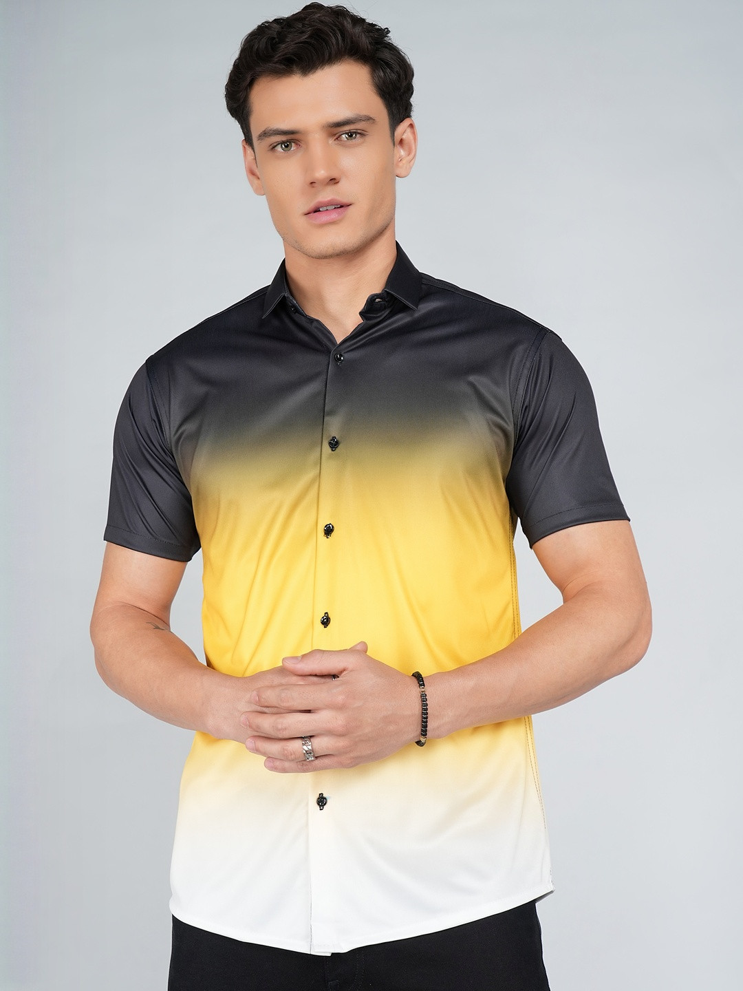 Moda Rapido Men Printed Polyester Comfort Casual Shirts