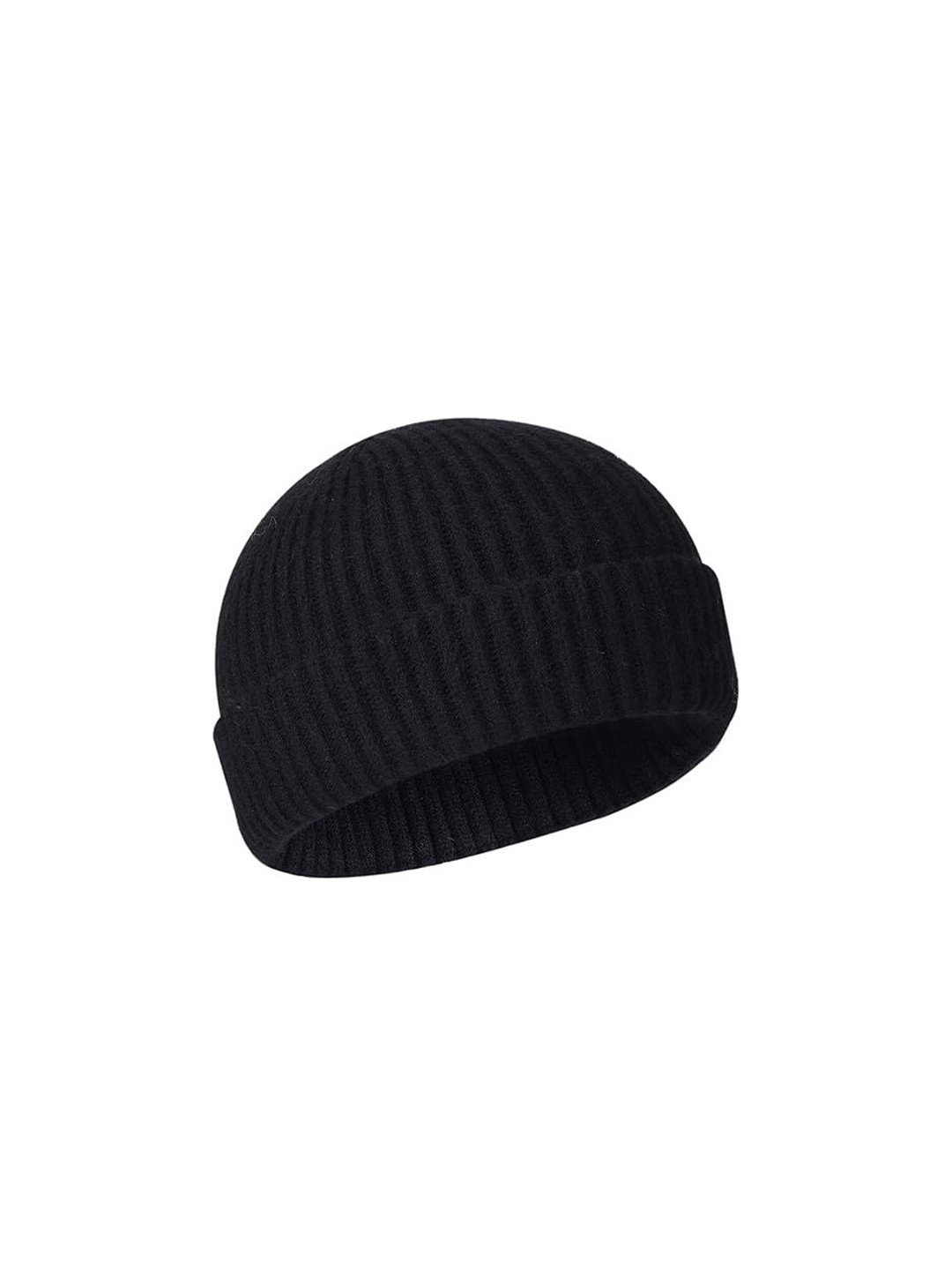 Gajraj Unisex Ribbed Short Woollen Beanie Cap
