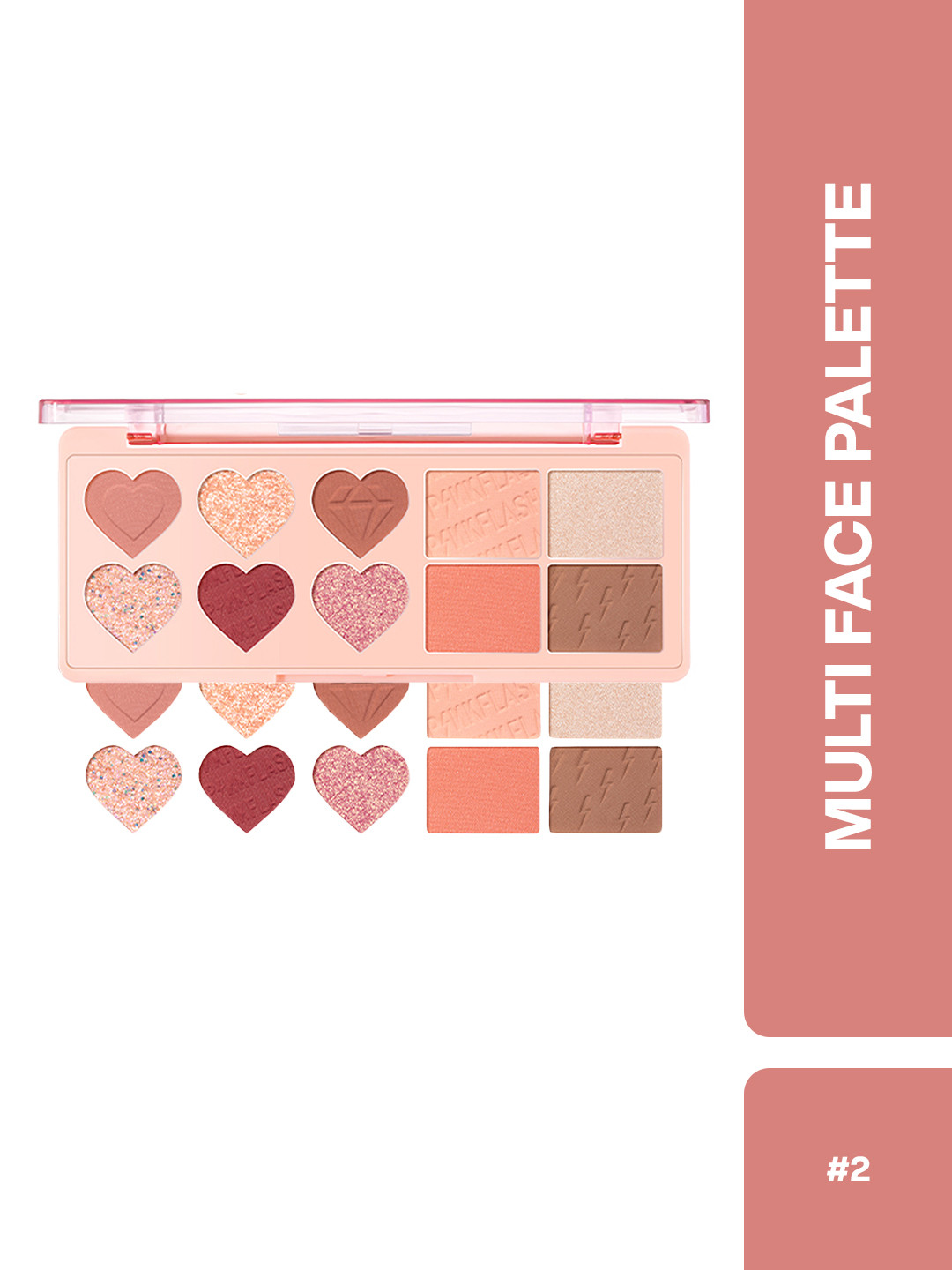 PINKFLASH Lightweight & Velvety Soft Multi Face Palette - Strawberry Ice 2