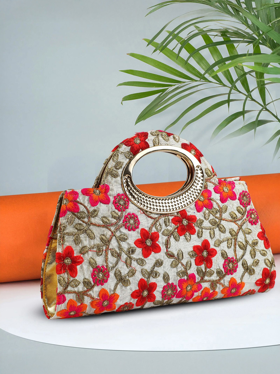 Fancy Walas Embroidered Clutch