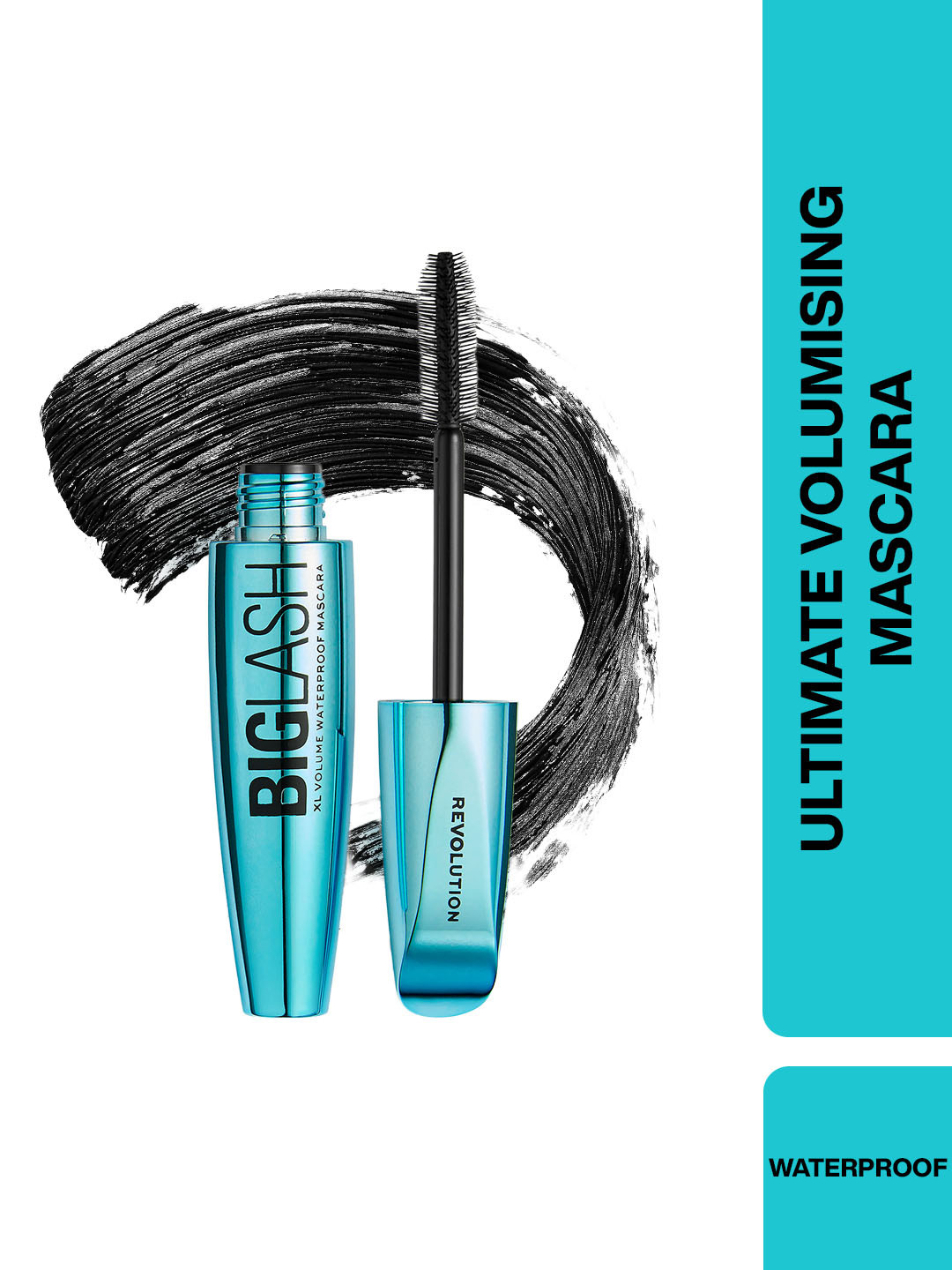 Makeup Revolution London Big Lash Waterproof Volume Mascara 8 g - Black