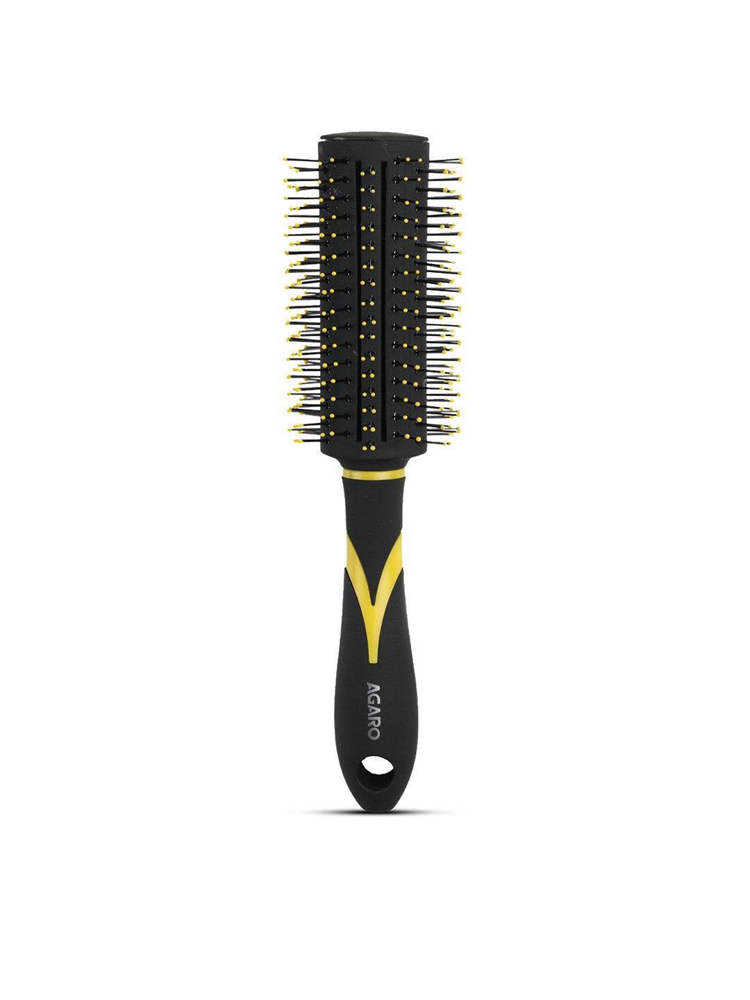 Agaro Breeze Round Hair Brush - Black