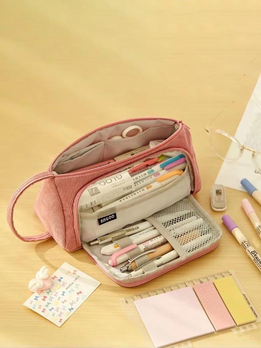 AUGEN Large Capacity Pencil Case