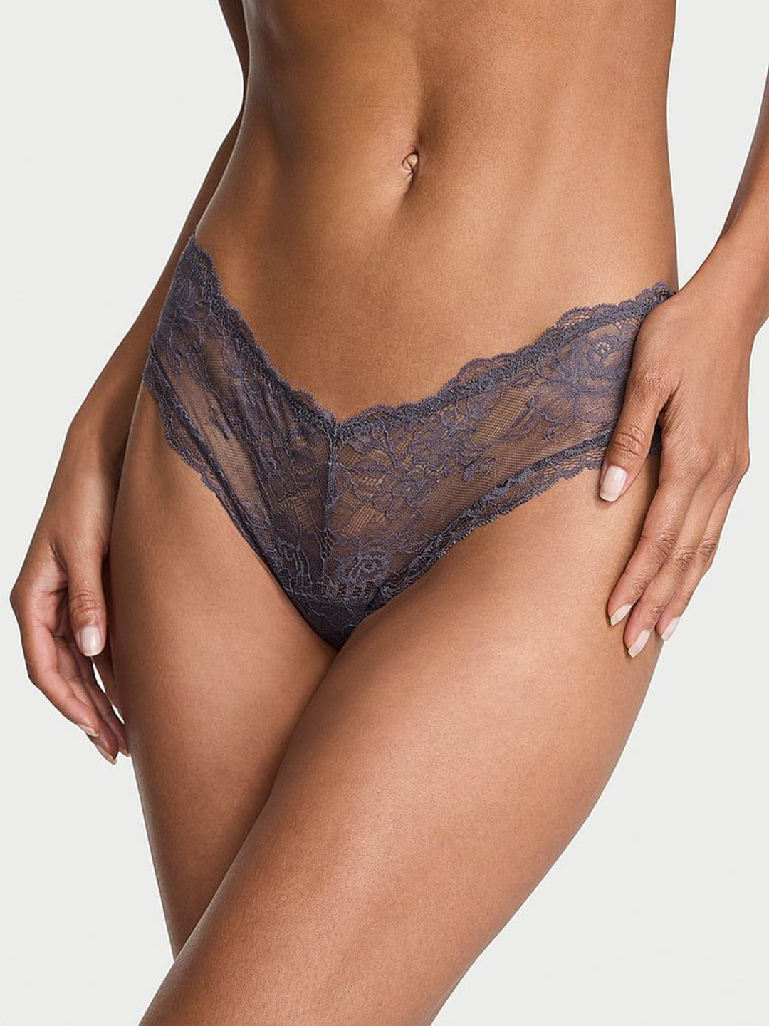 Victoria's Secret PINK Women Very Sexy Rose Lace High-Leg Cheeky Panty