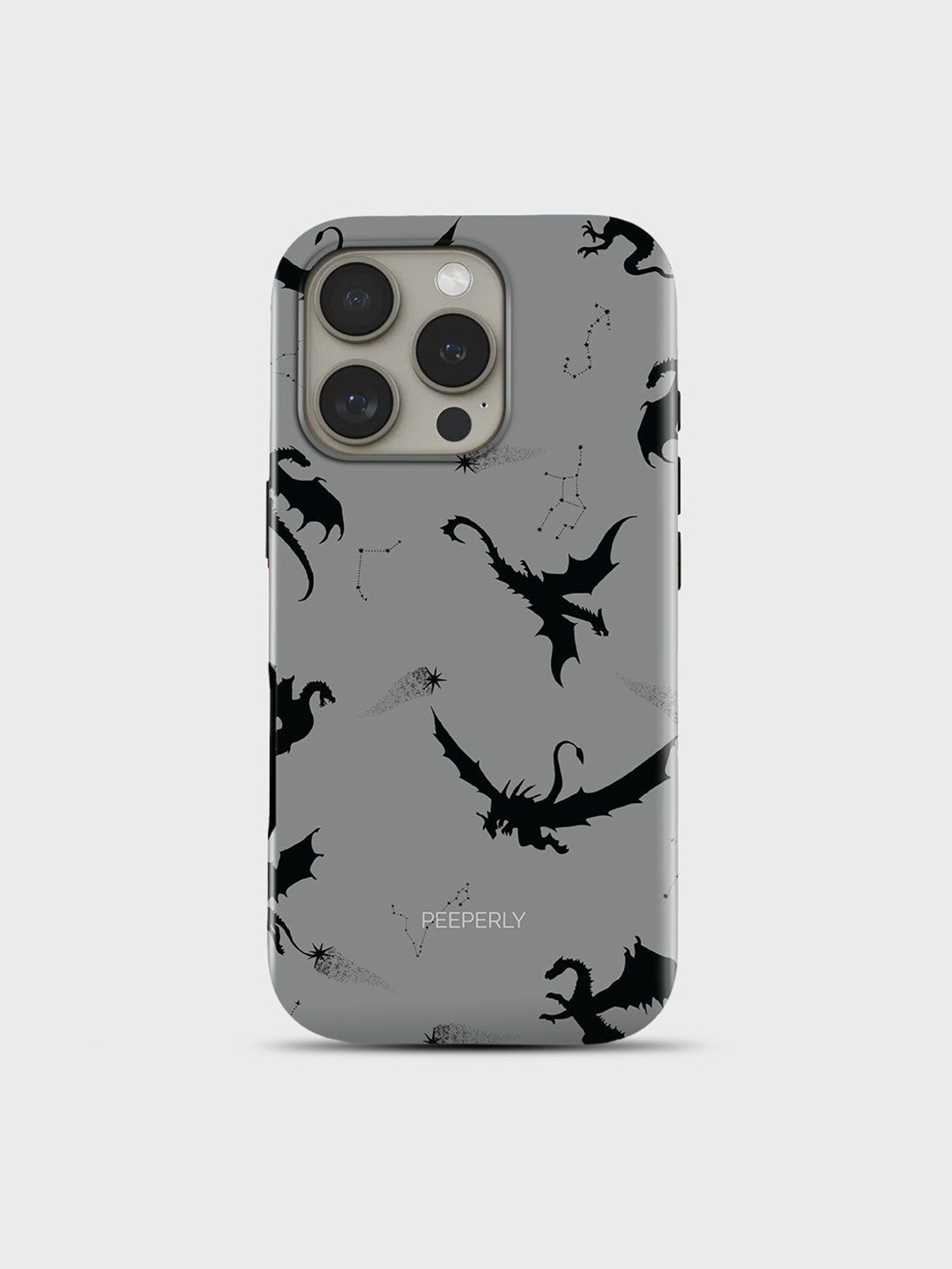 PEEPERLY Women iPhone 13 Draco Conversational Impact Resistant Back Case