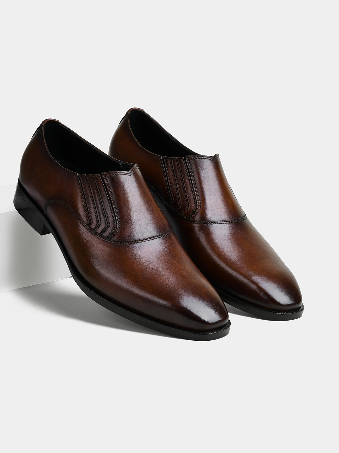 LUXORO FORMELLO Lastik Men Slip On Formal Loafer Shoes