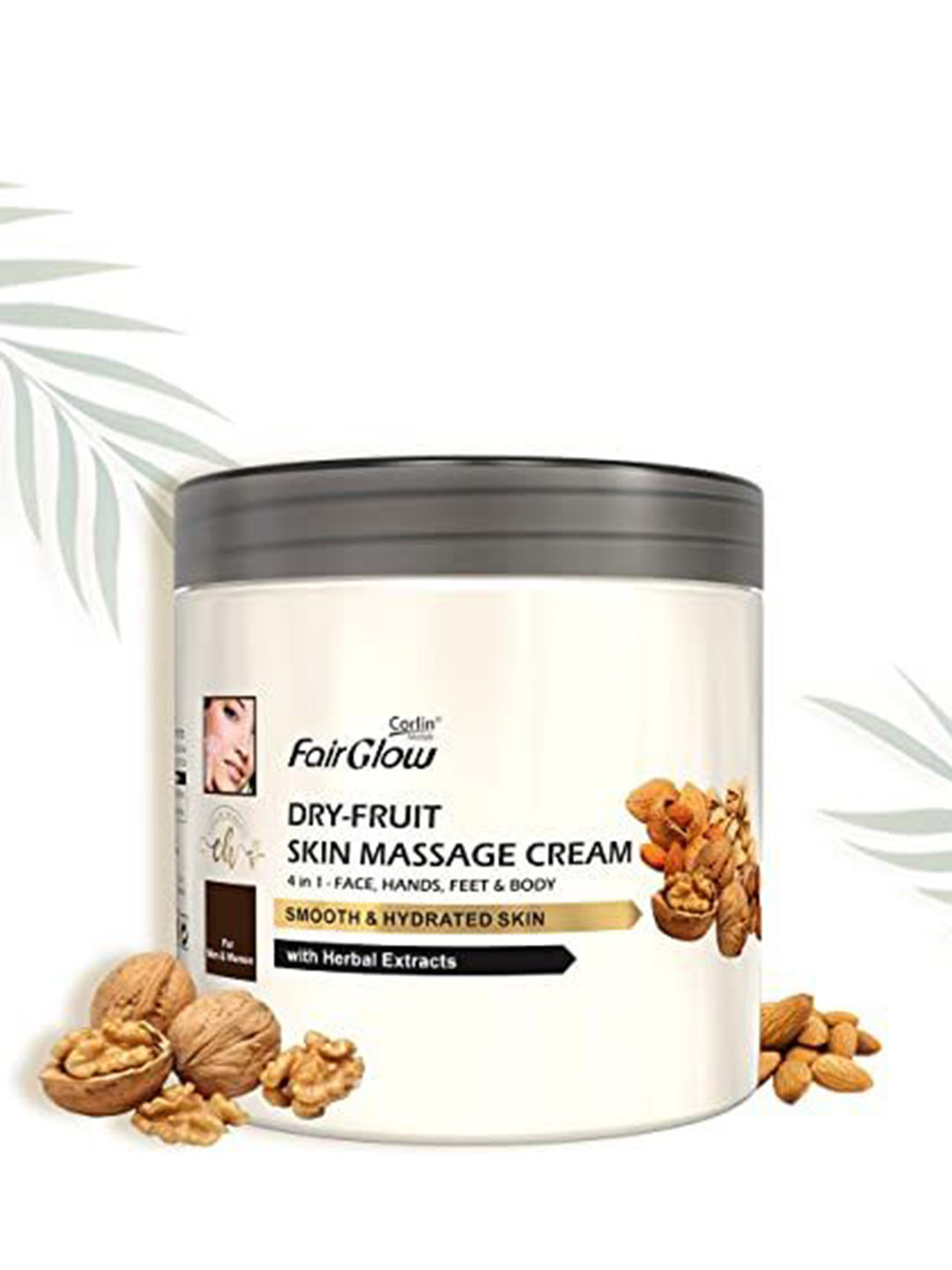 Corlin FairGlow Dry Fruit Skin Massage Cream - 800 g