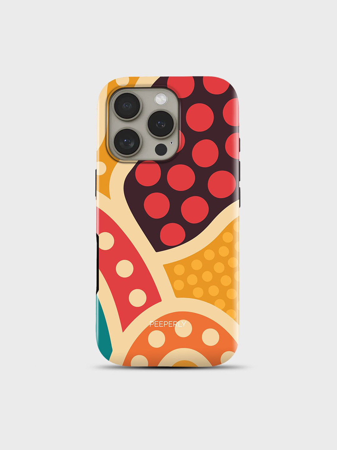 PEEPERLY Women iPhone 13 Festive Flair Impact Resistant Back Case