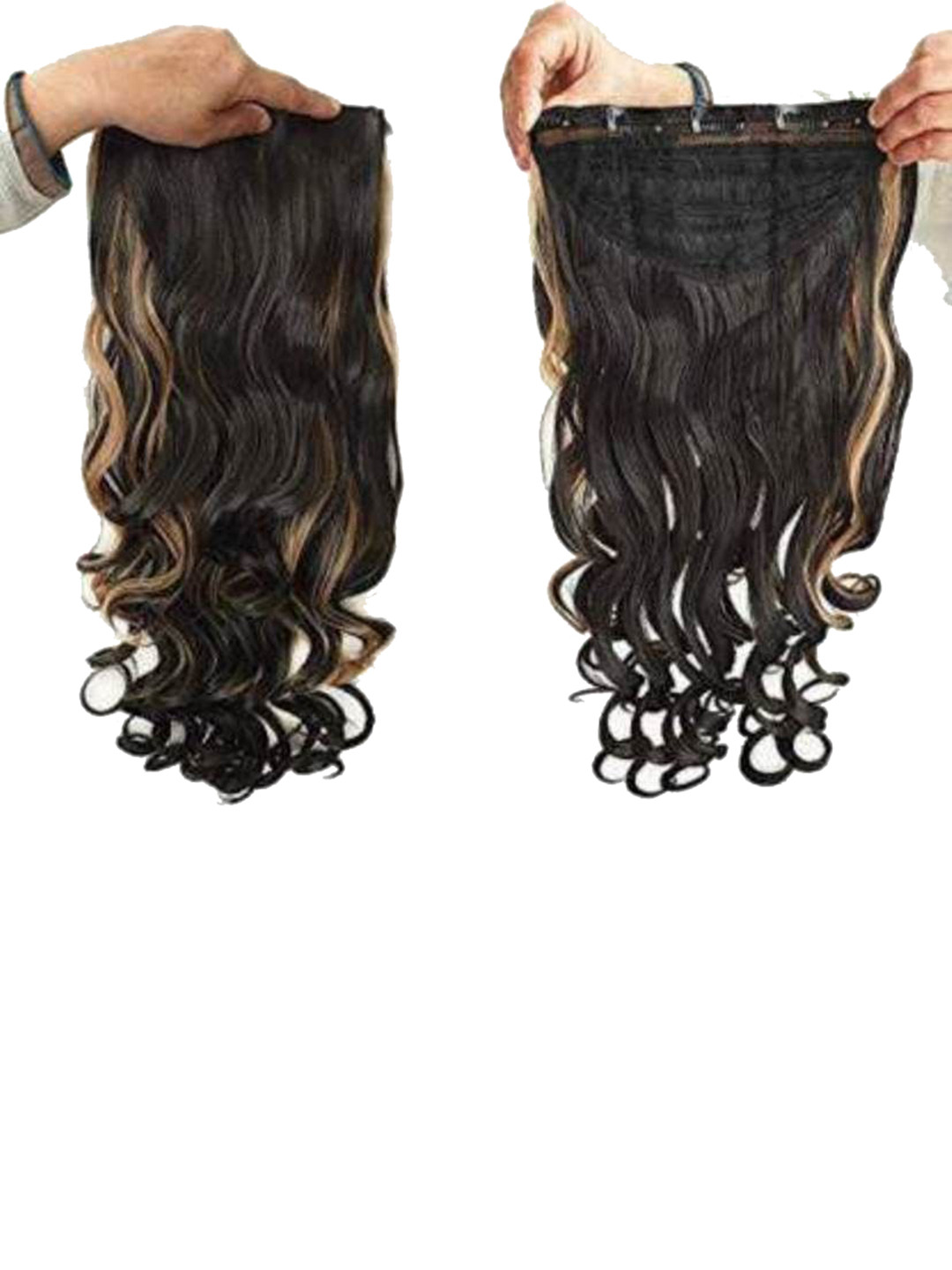 VIEWS Pack Of 2 Curly Clip-In Twists Hair Extension
