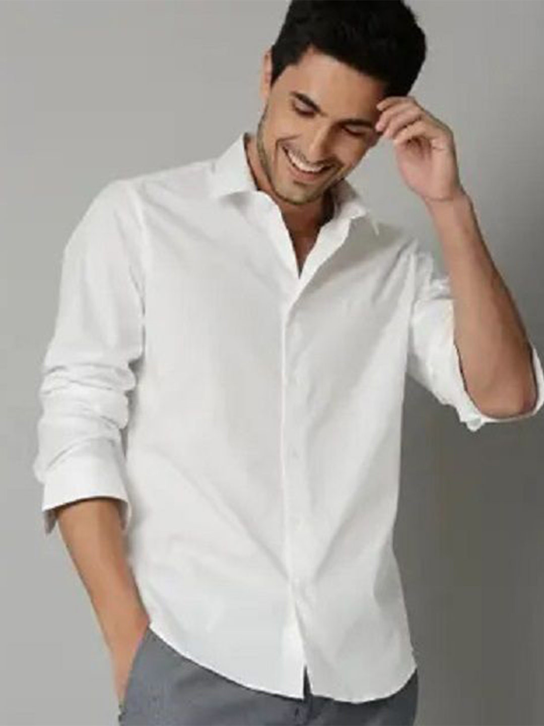 Kartik enterprises Spread Collar Cotton Slim Fit Casual Shirt