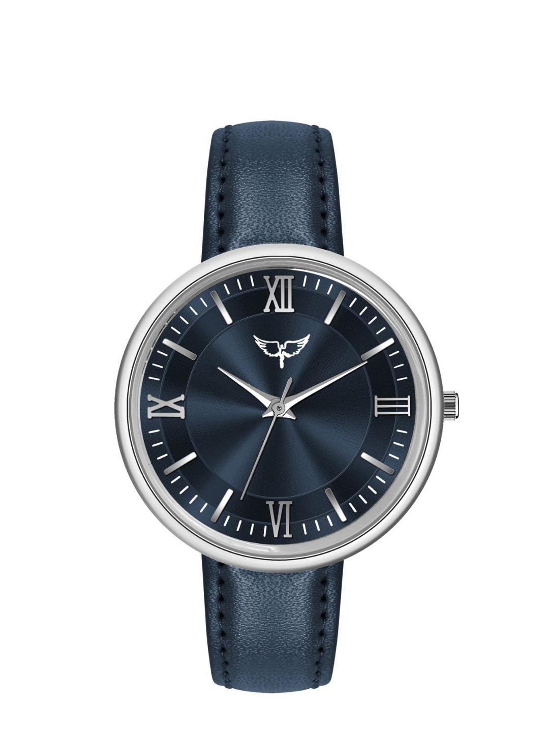 WHITE BIRD Women Brass Dial & Leather Straps Analogue Watch ATM 1037 Blue