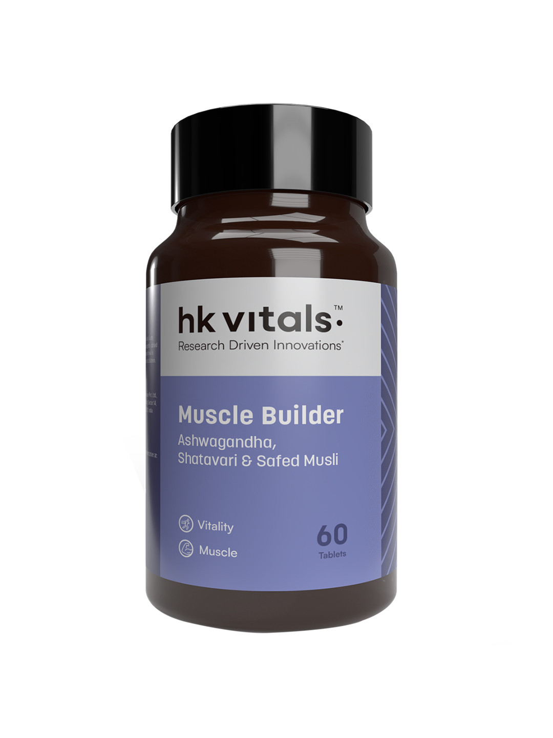 HK VITALS Muscle Builder Tablets with Ashwagandha - 60 Tablets