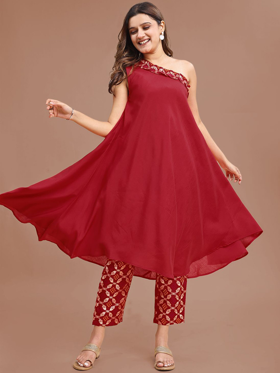 Tikhi Imli Off Shoulder Tunic & Trouser Co-Ord Set