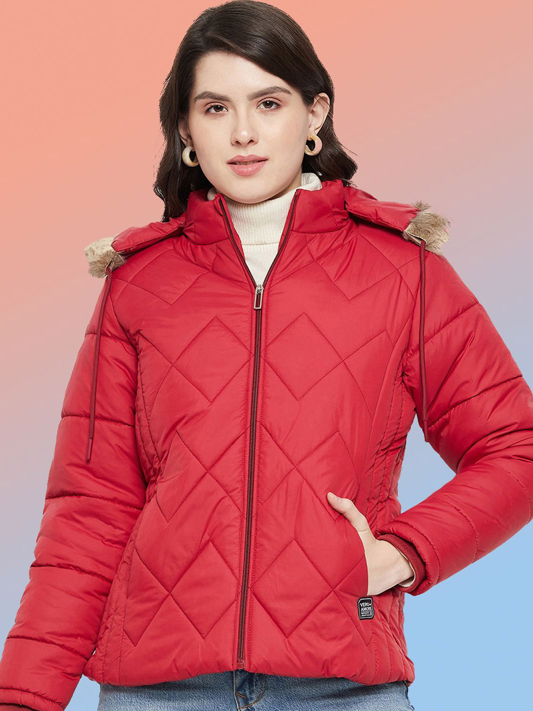 VERO AMORE Hooded Lightweight Padded Jacket