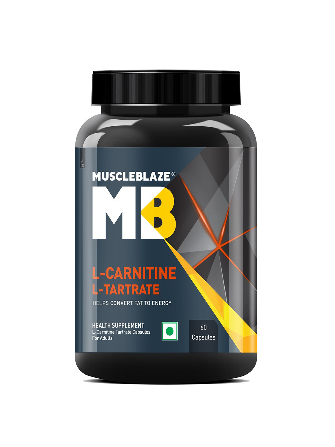MuscleBlaze L-Carnitine L-Tartrate 500mg - 60 Capsules